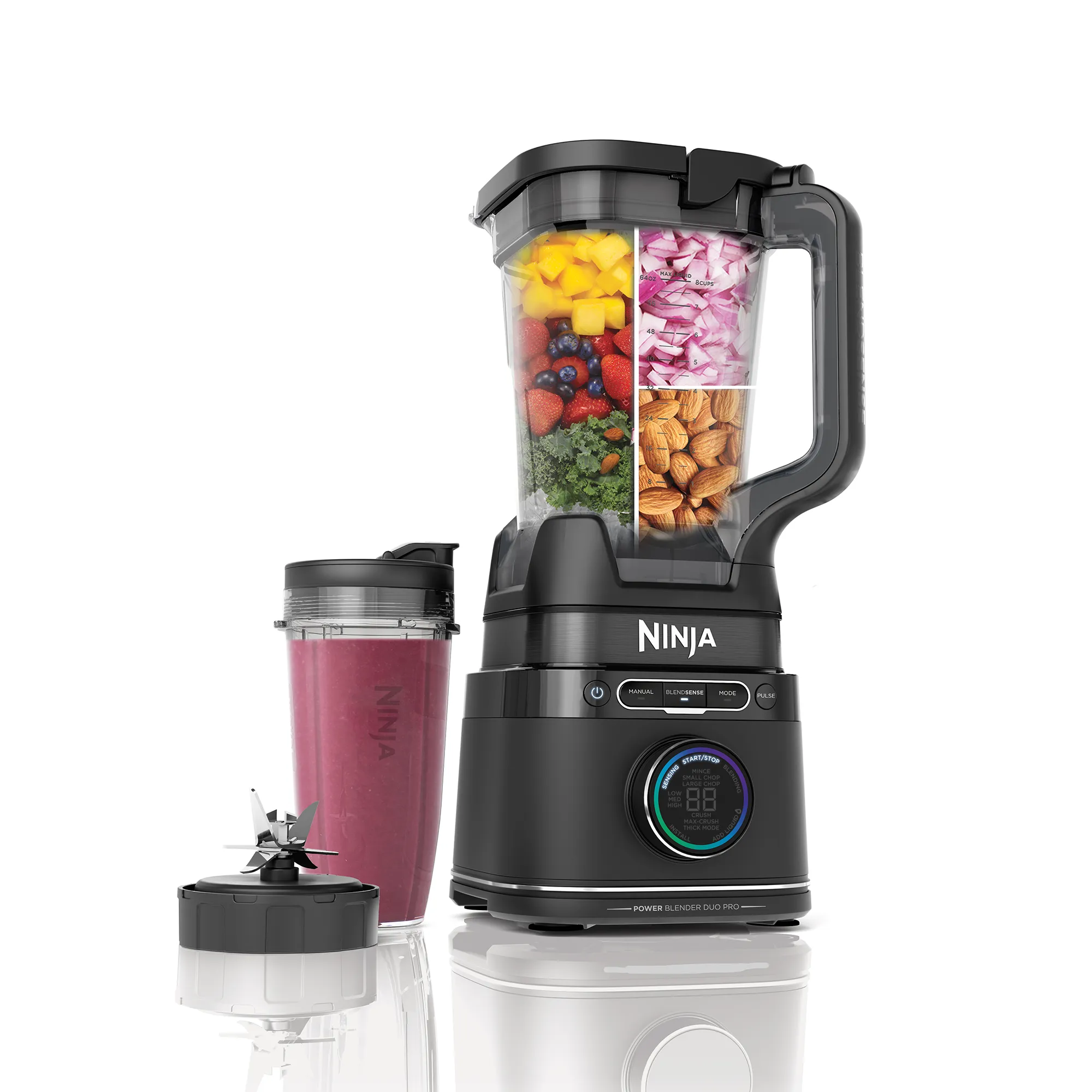 2026 Ninja Detect™ Duo® Power Blender Pro with BlendSense™ Technology – Intelligent Speed & Time Control for Smooth Results