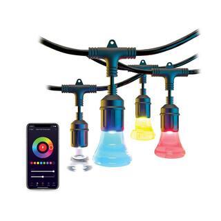 Atomi Smart WiFi Color String Lights, 24ft, Alexa/Google Compatible, Waterproof LED