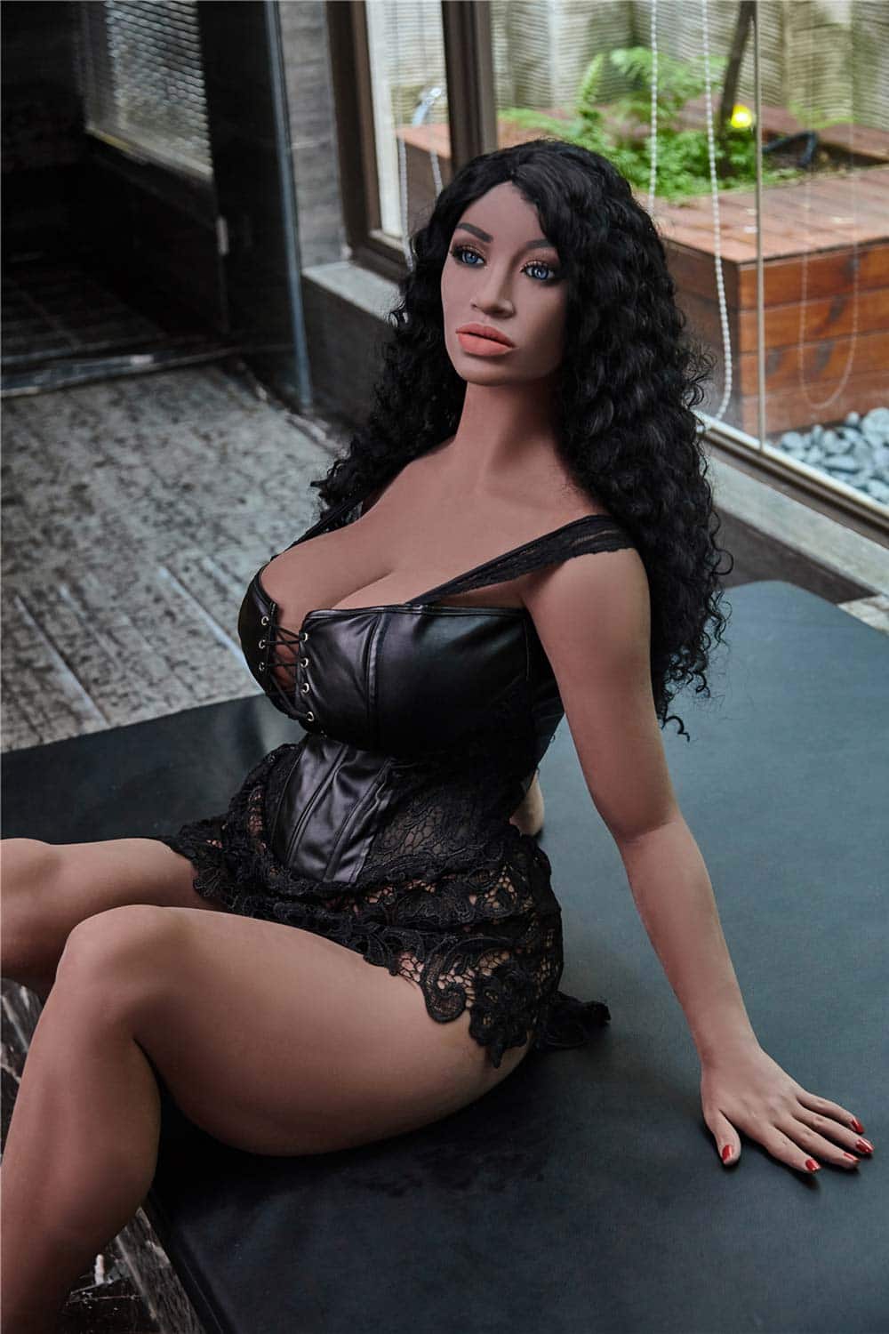 sex doll RC158cm (5ft2) G-Cup Black Sex Dolls For Men - Irontech Doll Zone - R C
