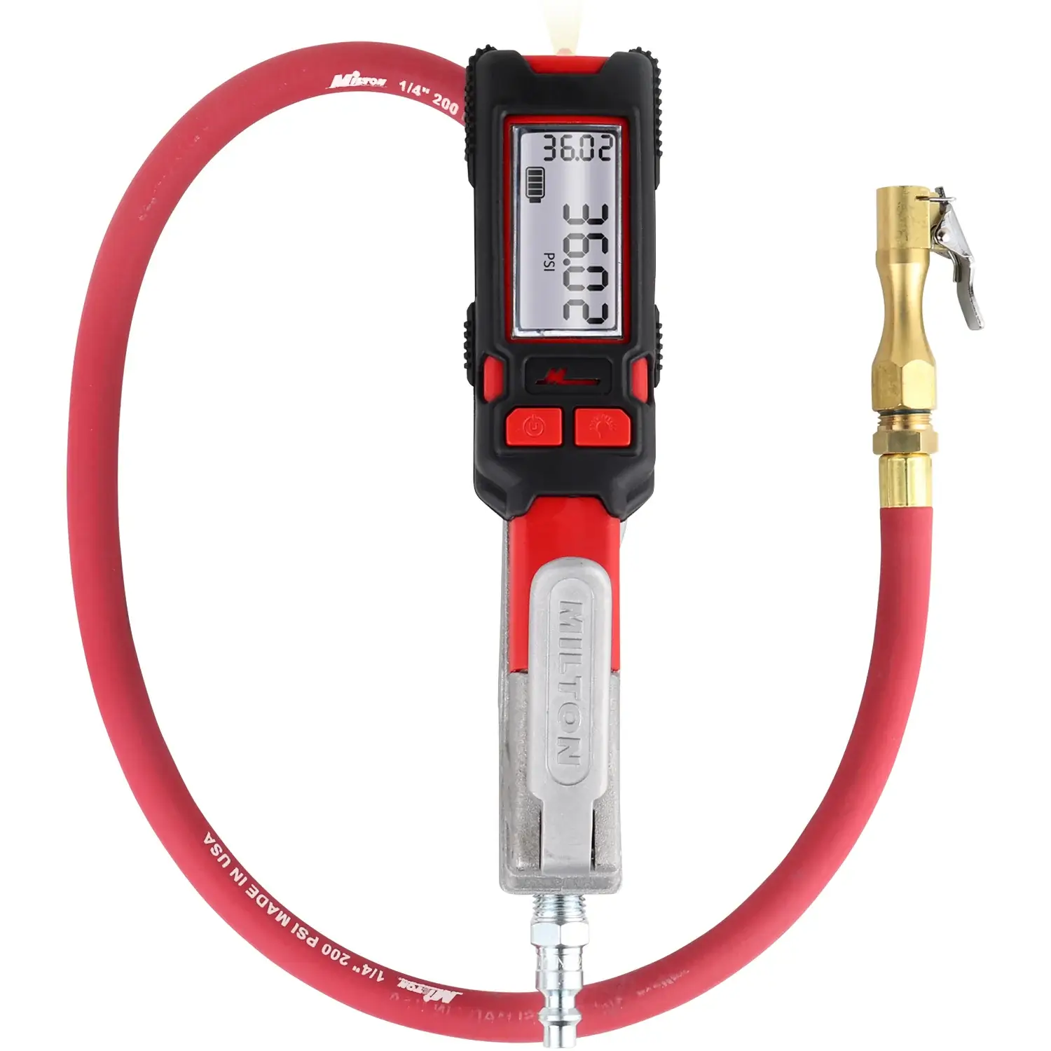 2026 NEW & IMPROVED - s-581e EZ-LOCK™ Air Chuck  Precision Digital Tire Inflator & Pressure Gauge (0-160 PSI), Extreme ± 0.25% Accuracy