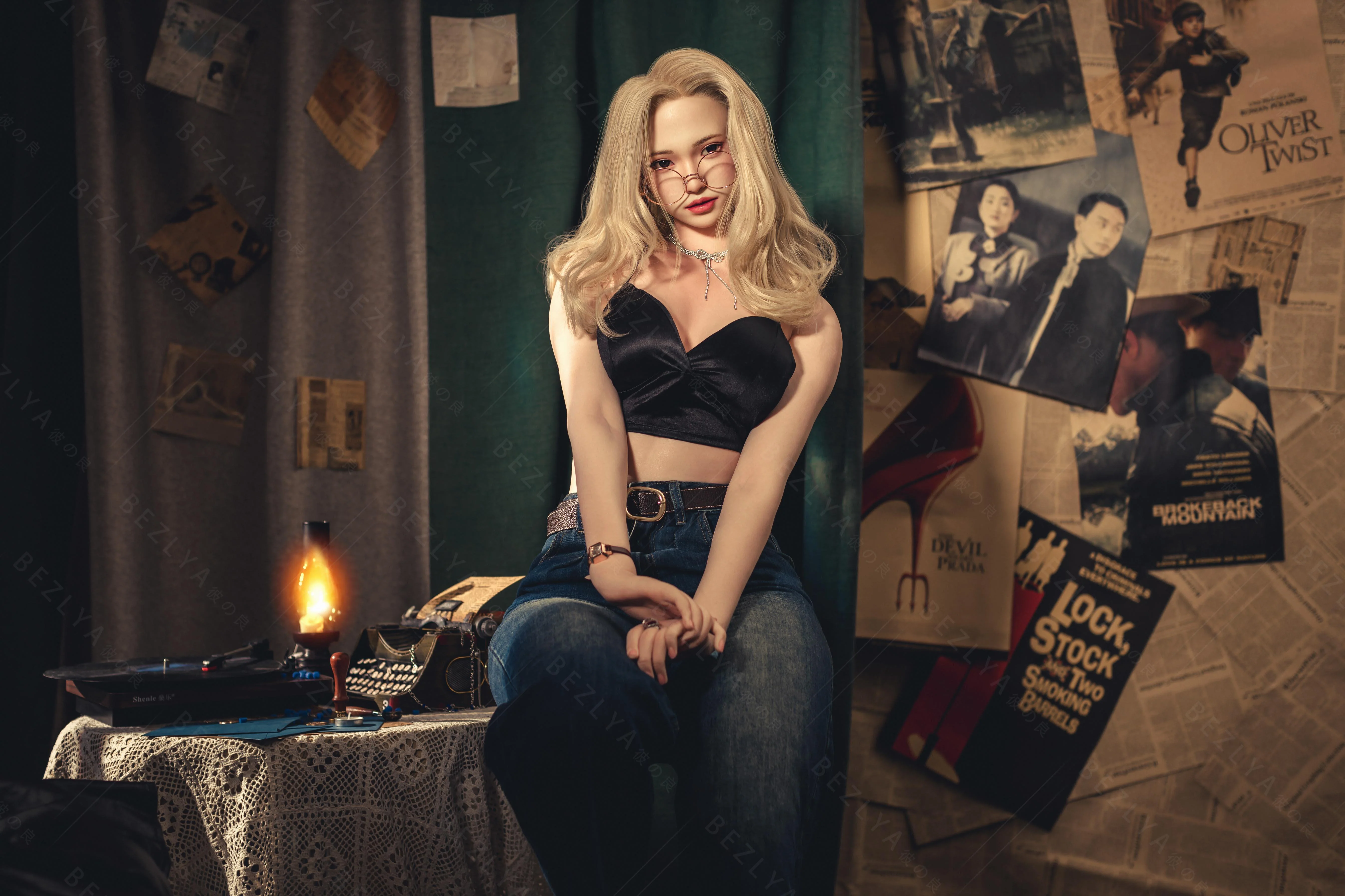 sex doll RCBezlya - Helianthus - 162cm/5ft3.75 - 2.2U A-cup - Silicone Sex Doll - R C