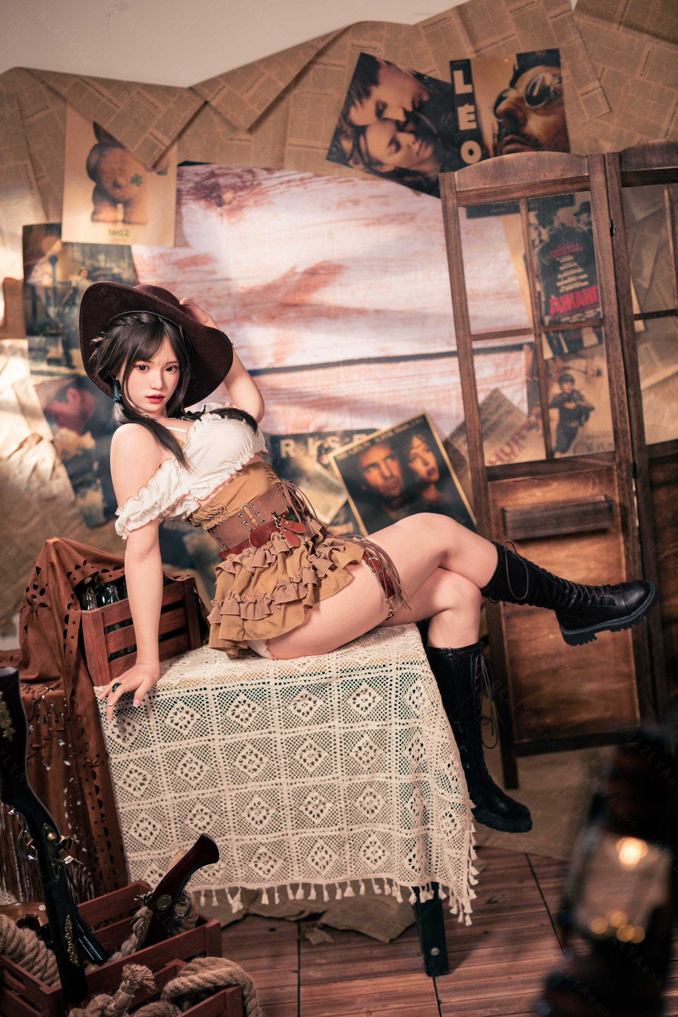 sex doll RCBezlya - Helianthus - 162cm/5ft3.75 - 2.2U A-cup - Silicone Sex Doll - R C