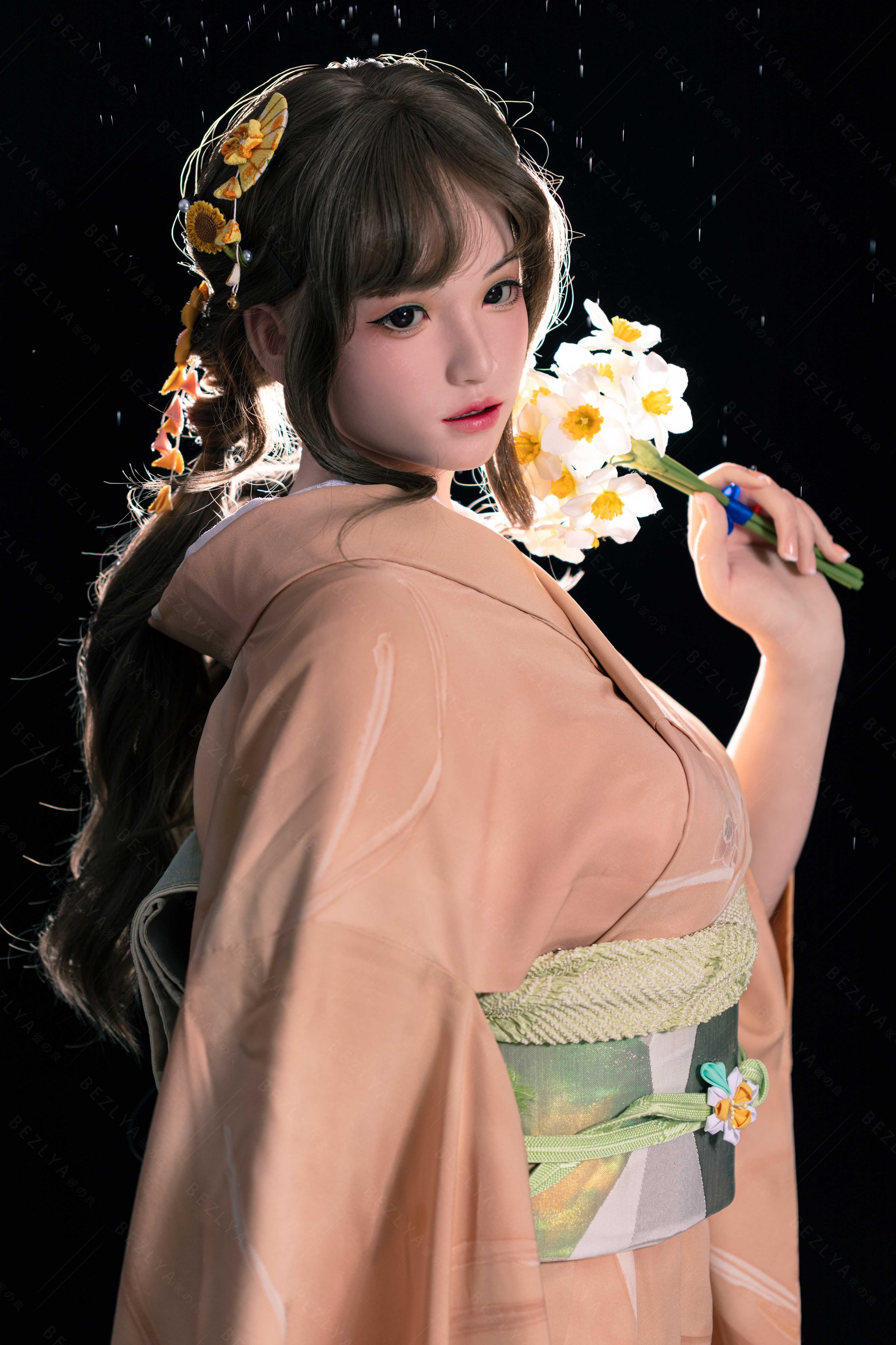 sex doll RCBezlya - Helianthus - 162cm/5ft3.75 - 2.2U A-cup - Silicone Sex Doll - R C