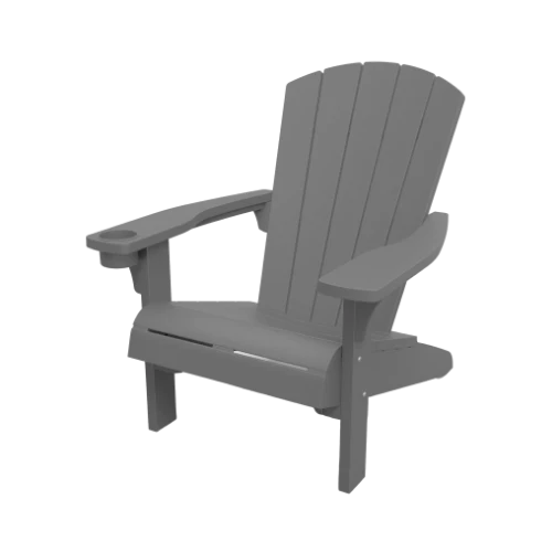 2026 PRE ORDER: SEP. - Keter Alpine Adirondack Chair - Grey