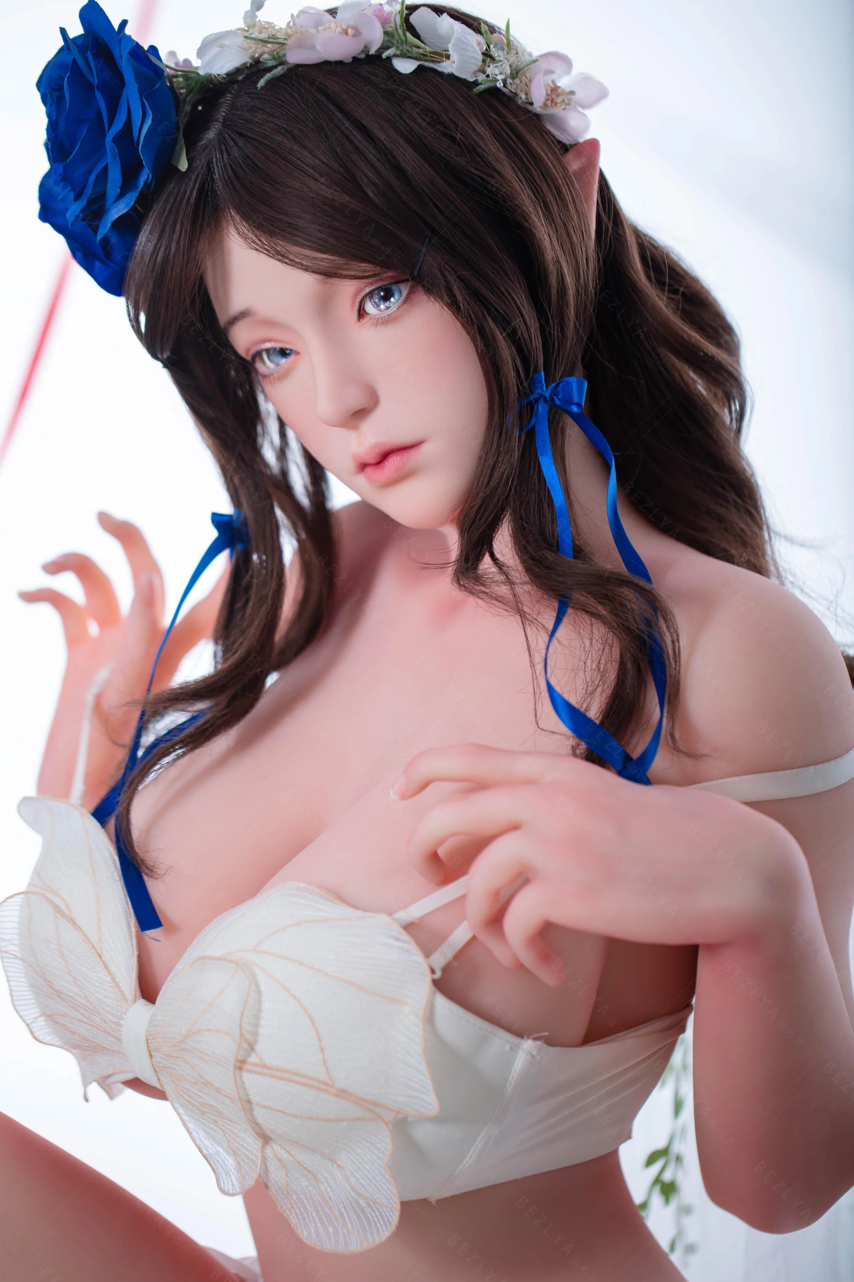 sex doll RCBezlya - Pansy - 155cm/5ft1 - 2.0 F-cup - Silicone Head + TPE Body Sex Doll - R C