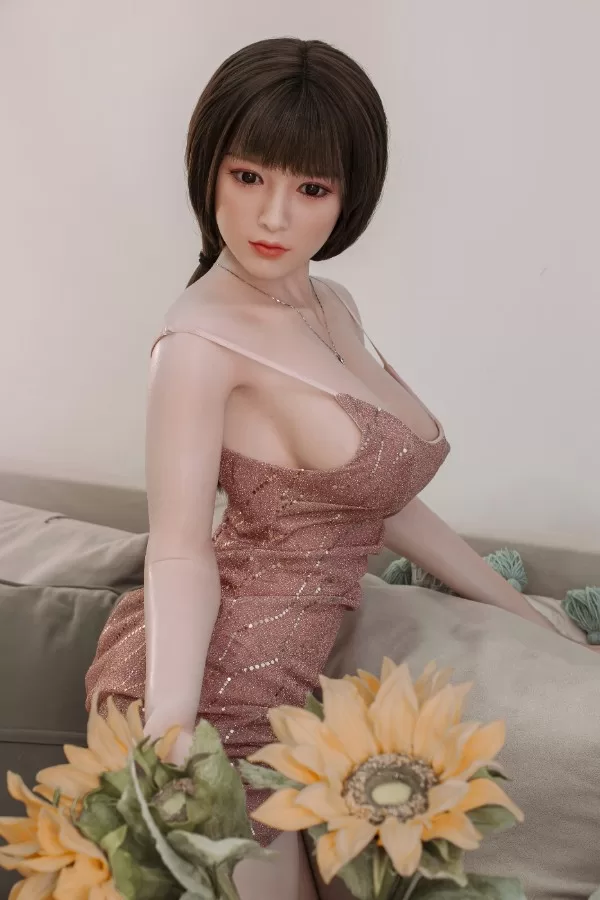 sex doll RC150cm / 4ft11 Big Boobs Fair Skin Silicone Asian Sex Doll - Dime Doll: Lilian - R C