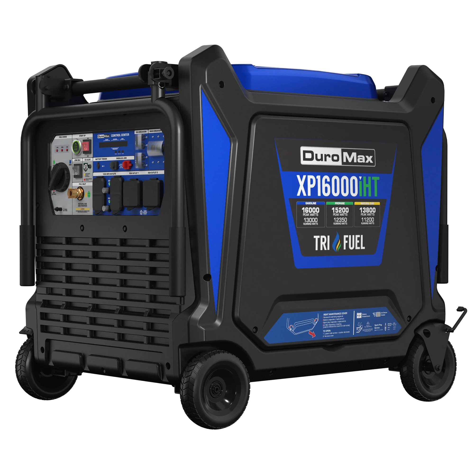 2026 16,000 Watt Tri Fuel Portable Inverter Generator w/ CO Alert