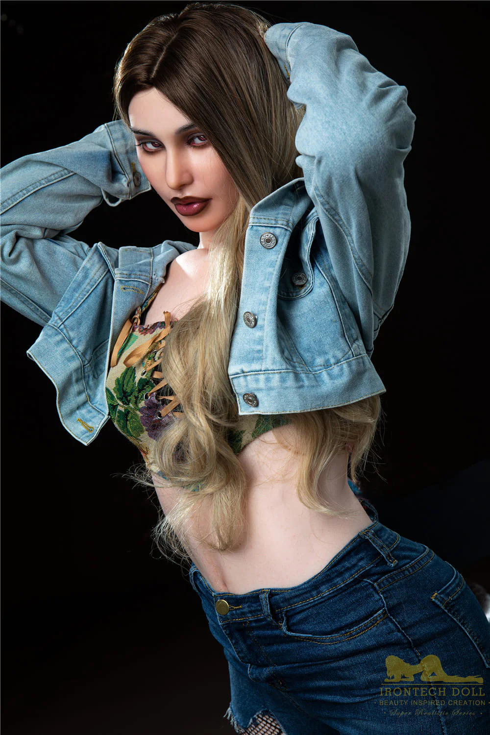 sex doll RC5ft6 / 168cm Skin Natural Silicone Hot Body Sex Doll Sexy Dress - Irontech Doll Aimi - R C