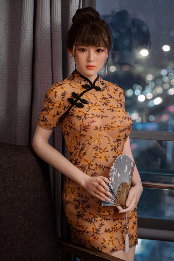 sex doll RC160cm / 5ft3 Life Size Chinese Elegant Silicone Sex Doll - Dime Doll: Lia - R C