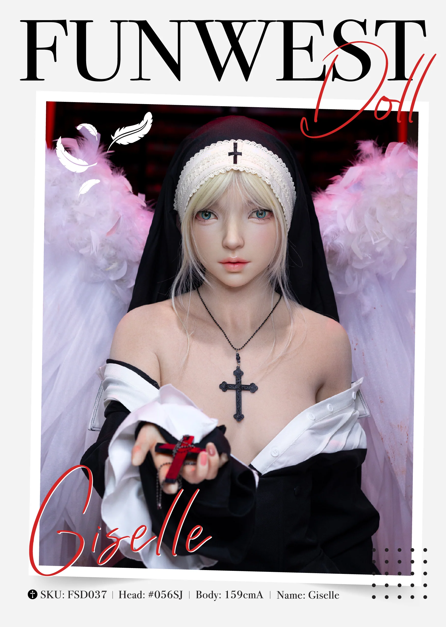 sex doll RCFunWest Doll - Giselle - 159cm/5ft2 A-cup - Silicone Sex Doll - R C