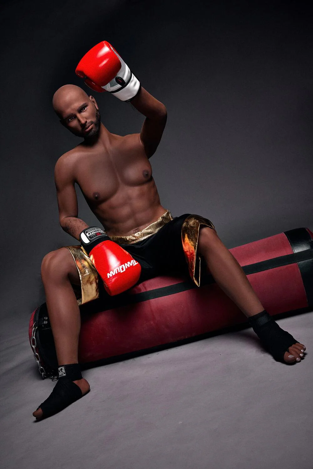 sex doll RCIrontech Doll -  Kevin (Black Skin) - 175cm/5ft9 Male - TPE Sex Doll - R C