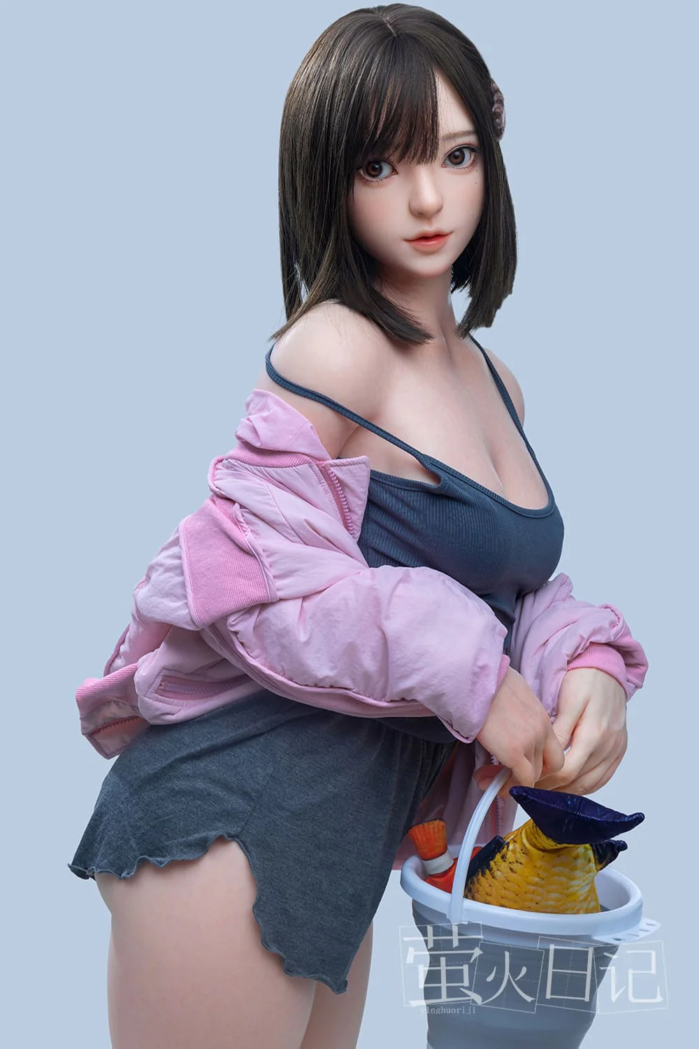 sex doll RC4ft11 / 152cm Small Breasts Silicone Cute Sex Doll - Firefly Diary Doll: Nanako - R C