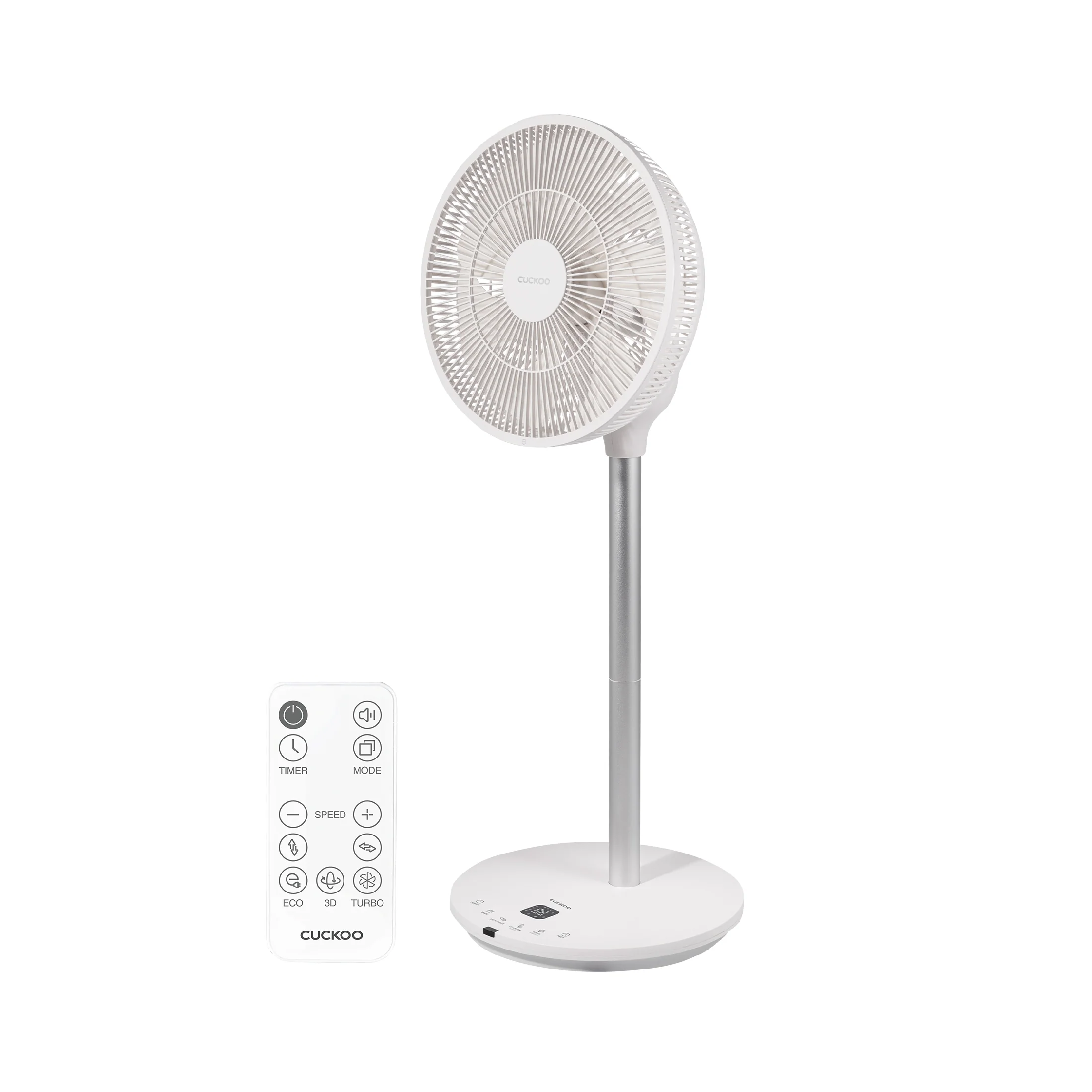 360° Rotation Air Circulator (CF-AC1410WH), Standing Fan with 12 Speeds