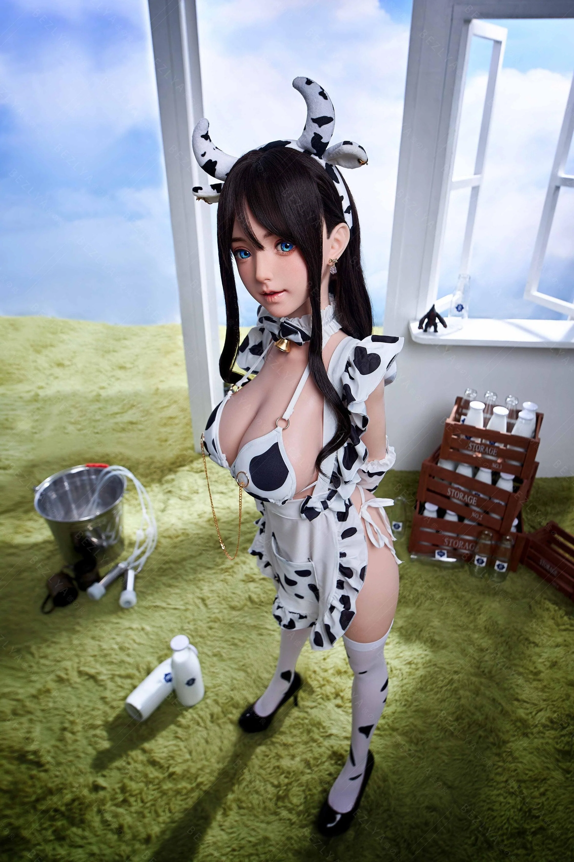 sex doll RCBezlya - Plsum - 145cm/4ft9 - 2.2CF F-cup - Silicone Sex Doll - R C