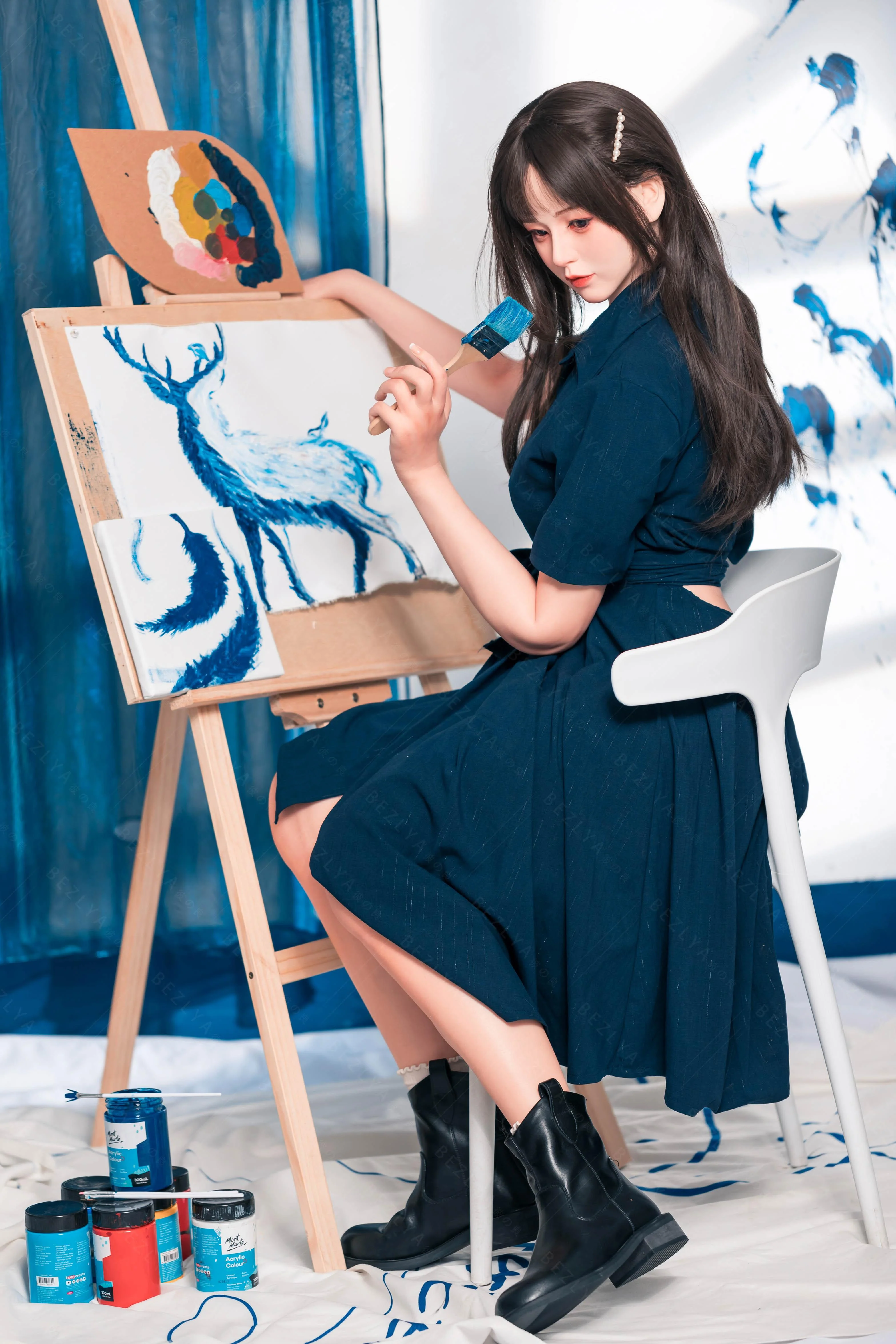 sex doll RCBezlya - Begonia - 162cm/5ft3.75 - 2.2U A-cup - Silicone Sex Doll - R C