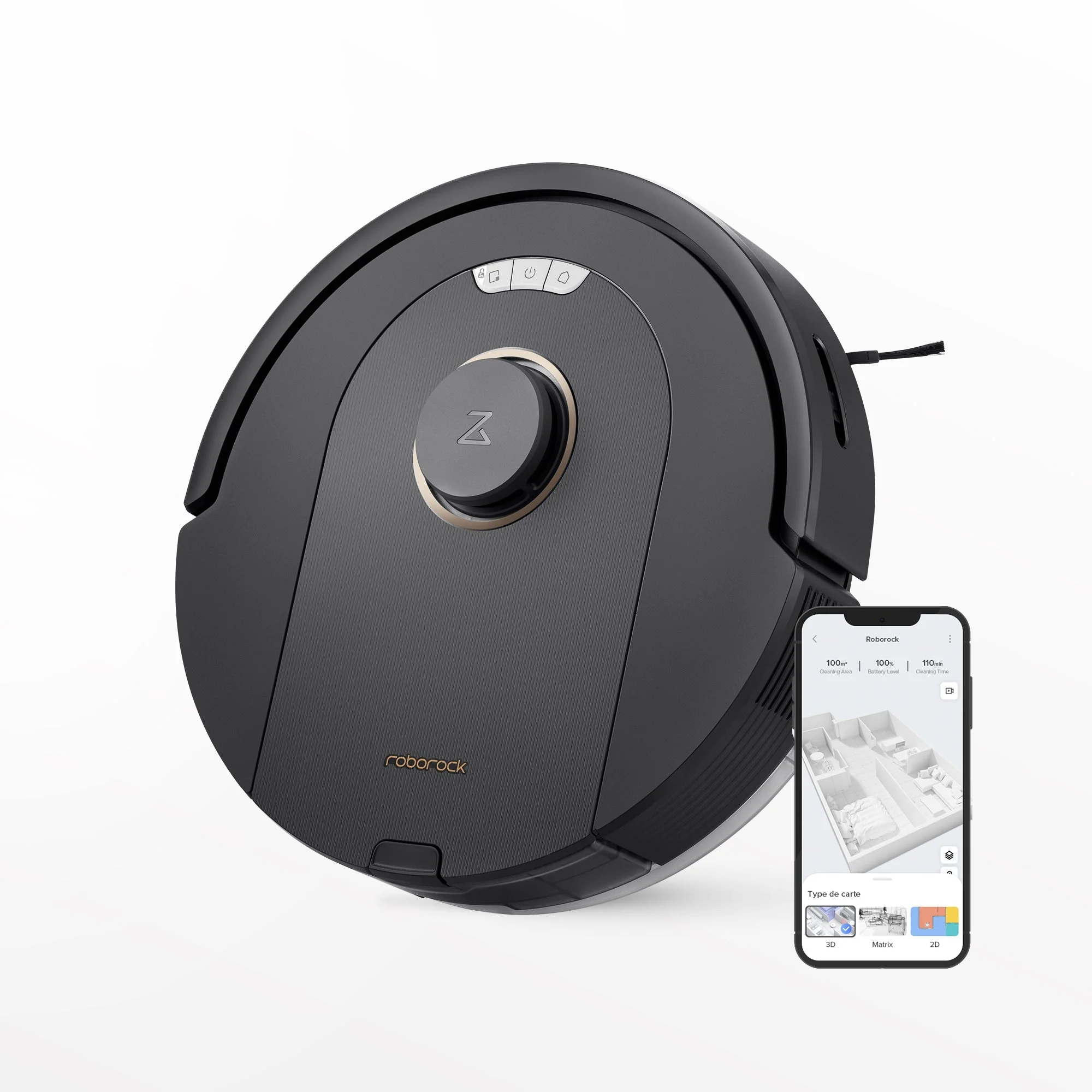 Q5 Pro Robot Vacuum & Mop with DuoRoller™ Brush, 5500Pa Strong Suction & Smart Navigation