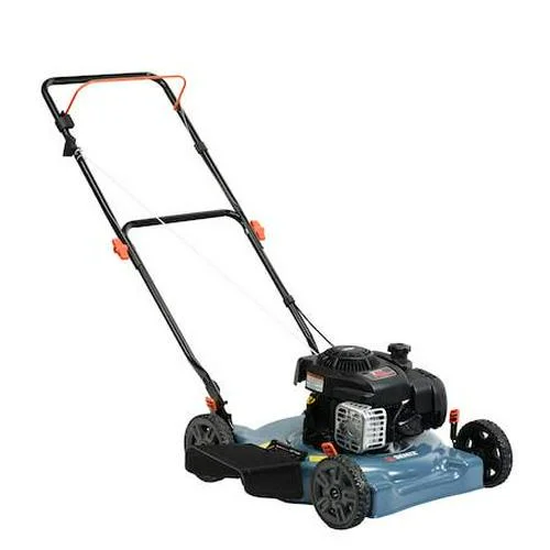 2026 21-Inch 125 cc 4-Cycle Gas Powered Push Lawn Mower, Mulch and Side Discharge, Dual Lever Height Adj