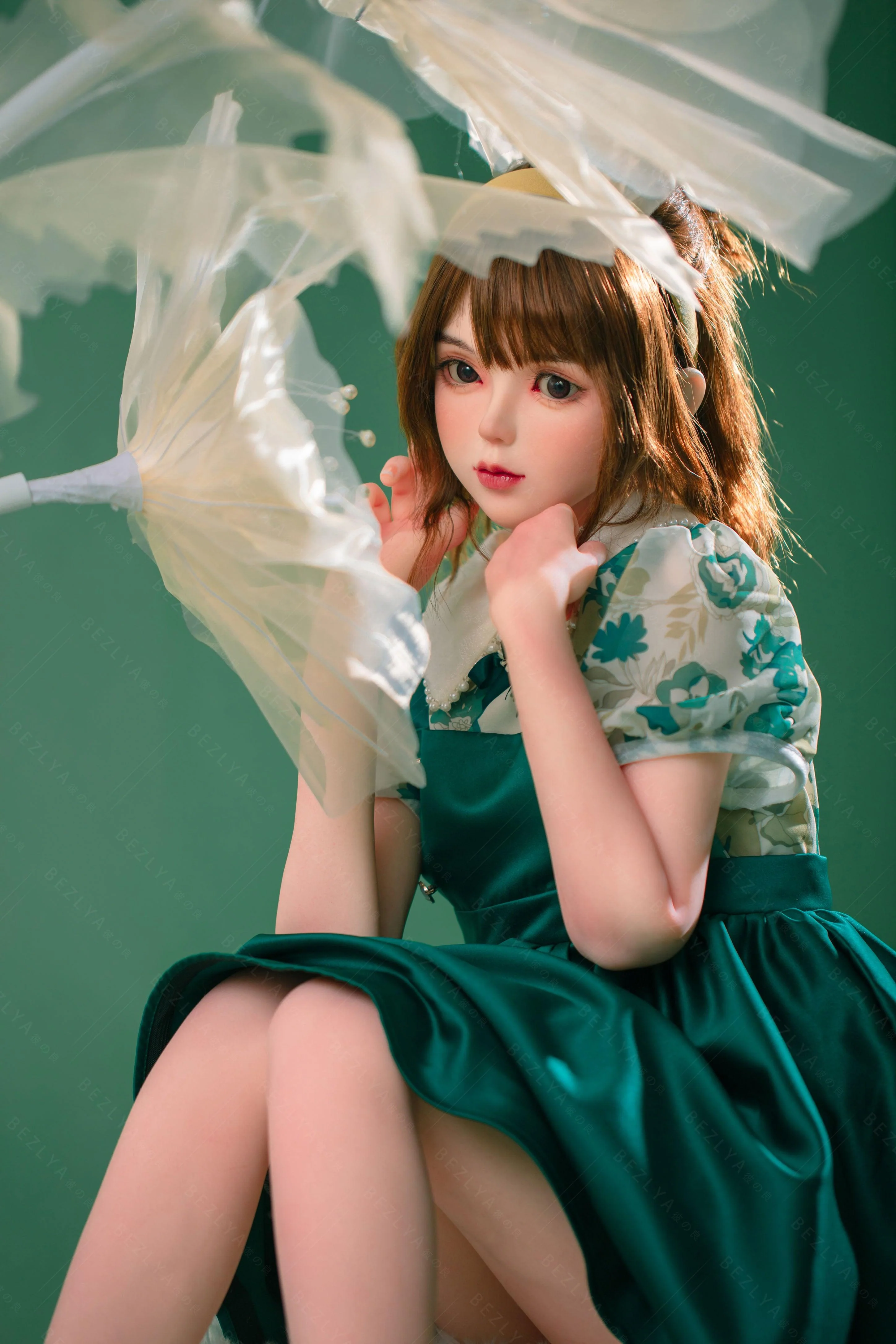 sex doll RCBezlya - Ruriokoshi - 138cm/4ft6.25 - 2.0 AA-cup - Silicone Head + TPE Body Sex Doll - R C