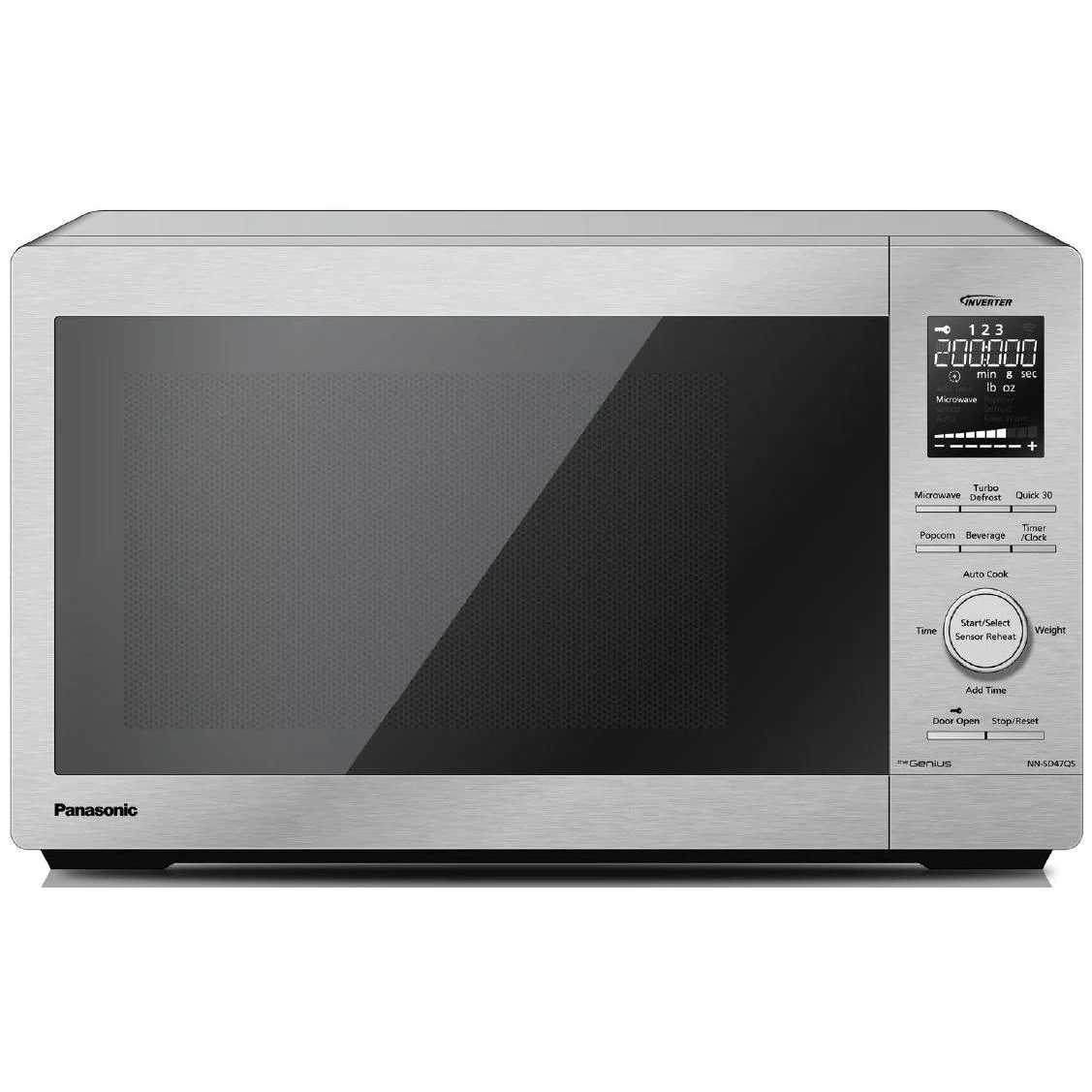 2026 Panasonic 19-inch, 0.9 cu. ft. Countertop Microwave Oven with Inverter Technology NN-SD47QS