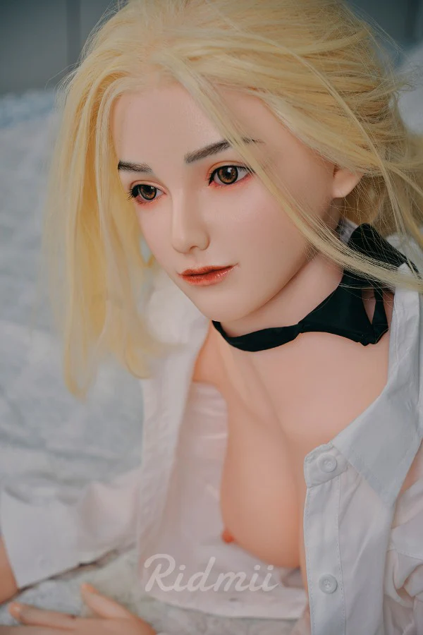 sex doll RC5ft4 / 165cm Blonde Secretary Sexy Sex Doll With Silicone Head - Alma - R C
