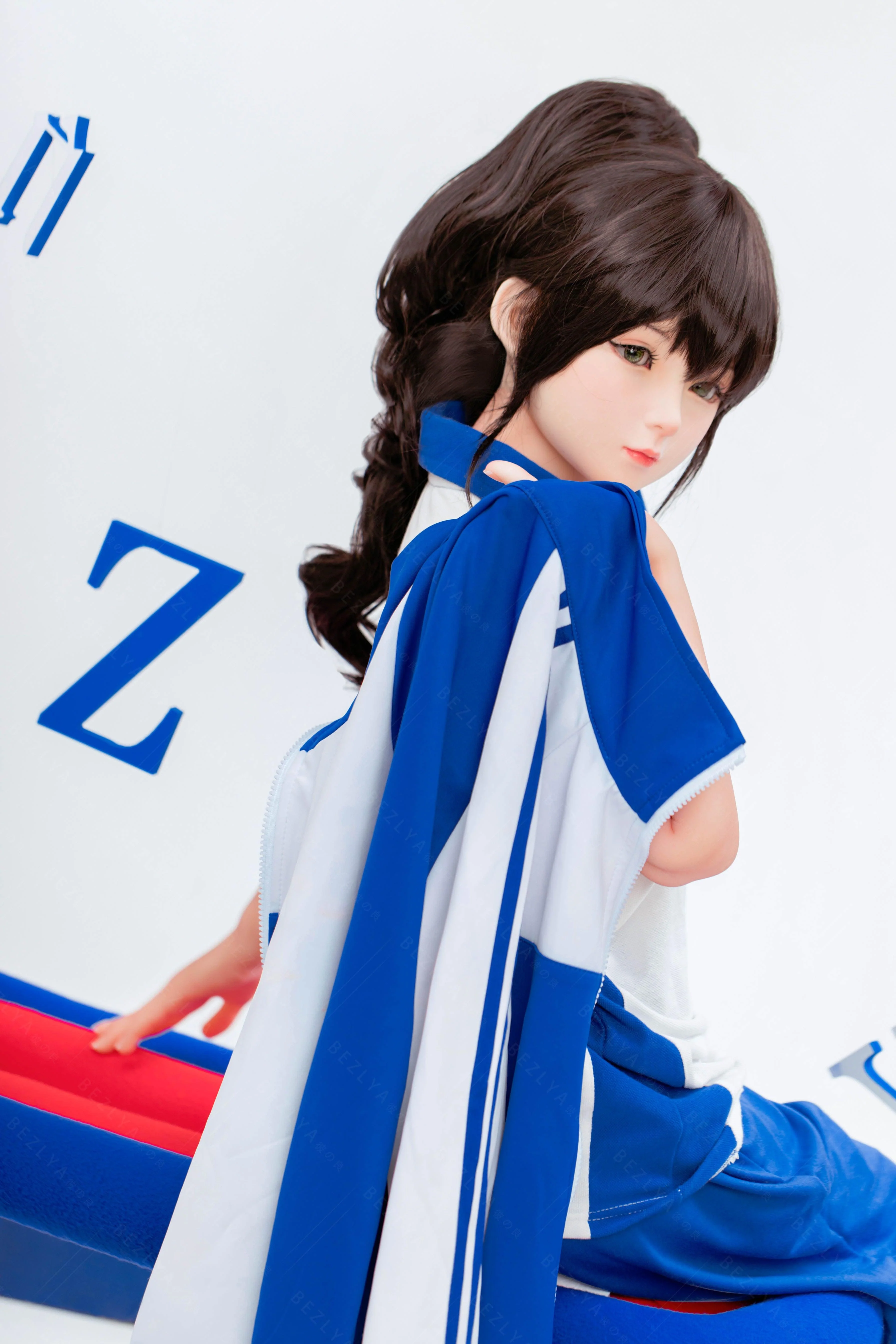 sex doll RCBezlya - Jasmine - 138cm/4ft6.25 - 2.0 AA-cup - Silicone Head + TPE Body Sex Doll - R C