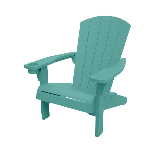 2026 PRE ORDER: SEP. - Keter Alpine Adirondack Chair - Aqua Teal