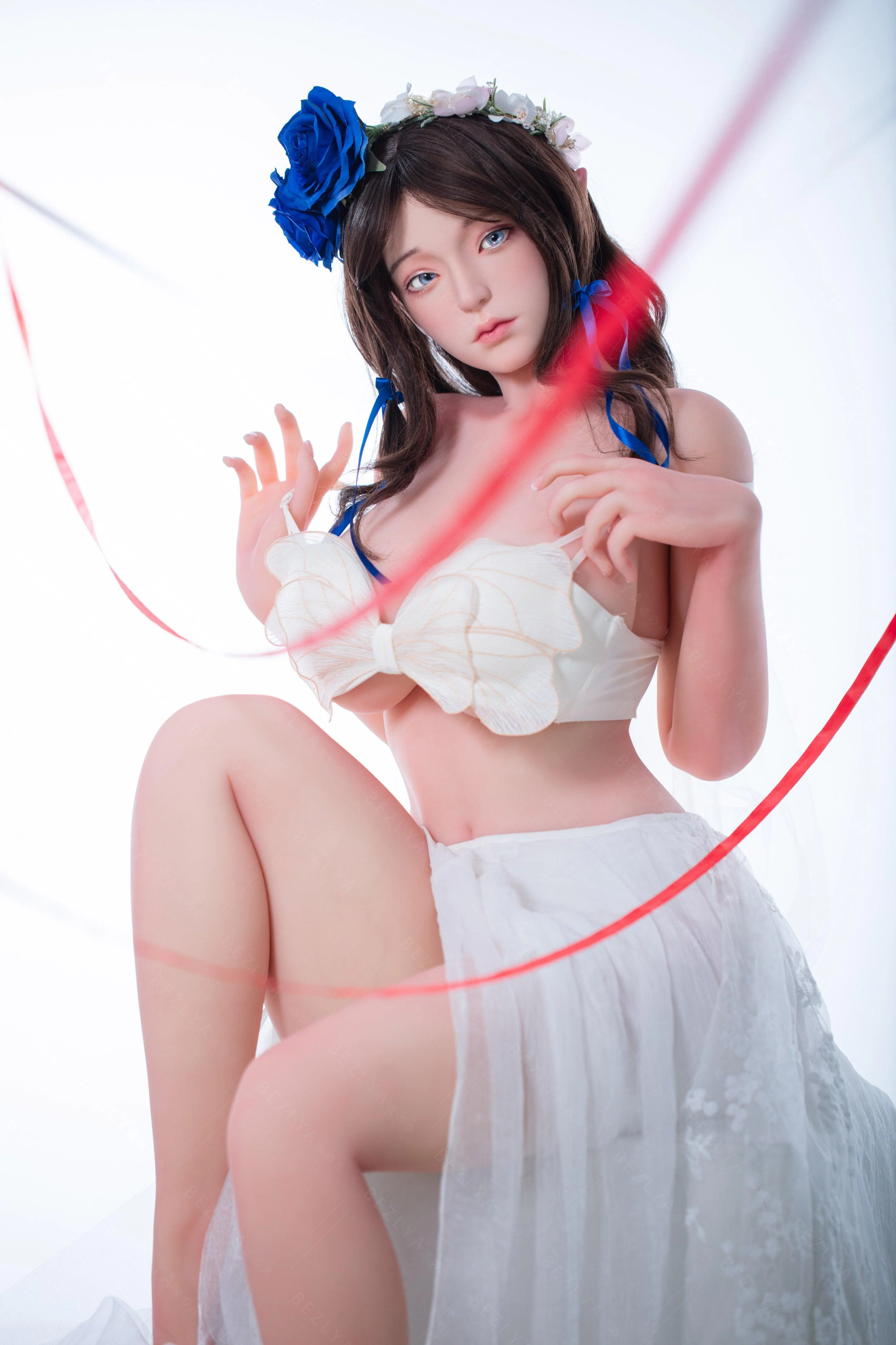 sex doll RCBezlya - Pansy - 155cm/5ft1 - 2.0 F-cup - Silicone Head + TPE Body Sex Doll - R C