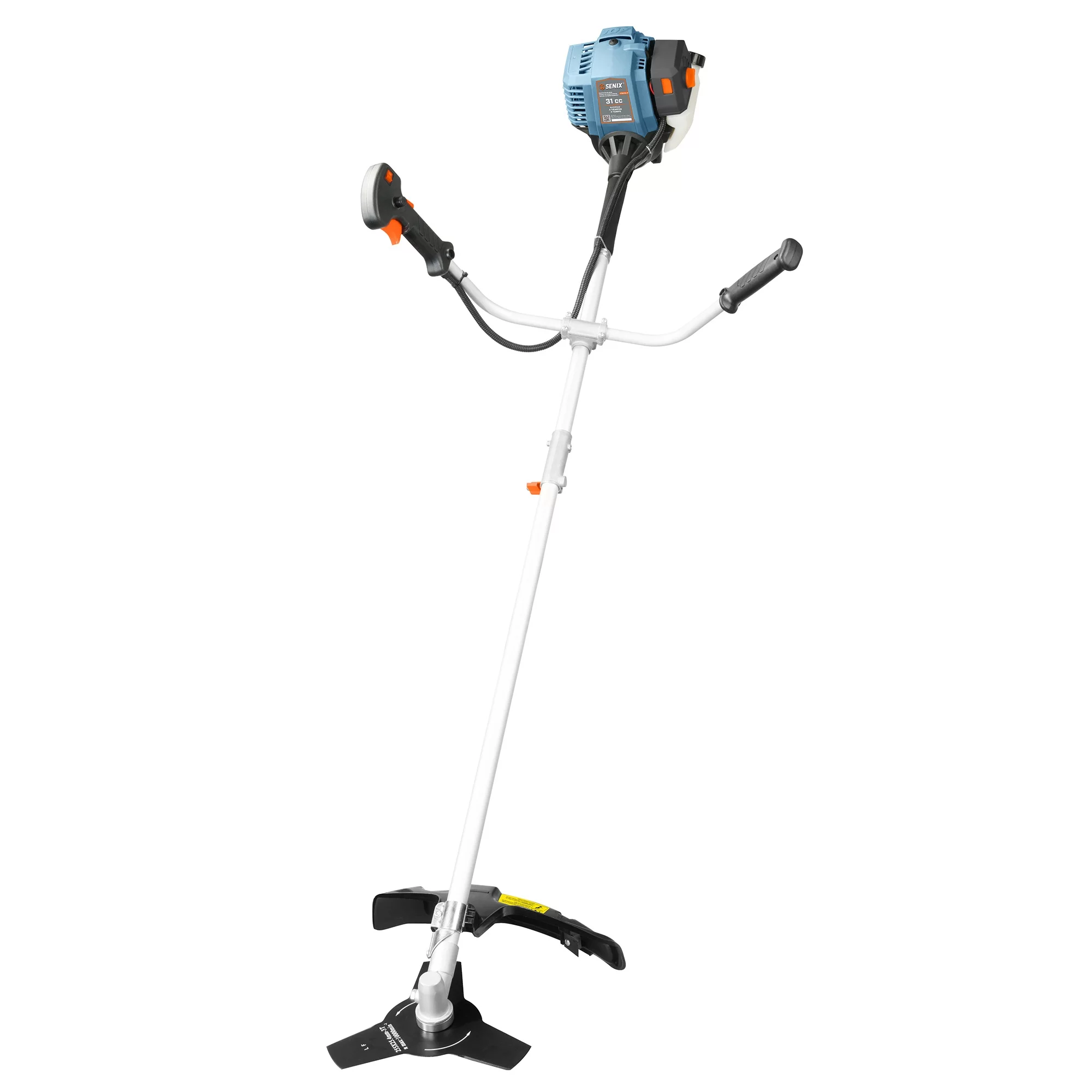 2026 SENIX 31 cc 4-Cycle Gas Powered 10-in Brush Cutter/17.7-in Cutting Swatch, Bump Feed, GTBCU4QL-M