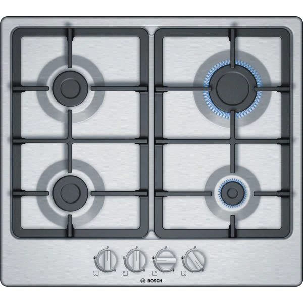 2026 Bosch PGP6B5B90 Serie  4 Gas hob 60 cm Stainless steel