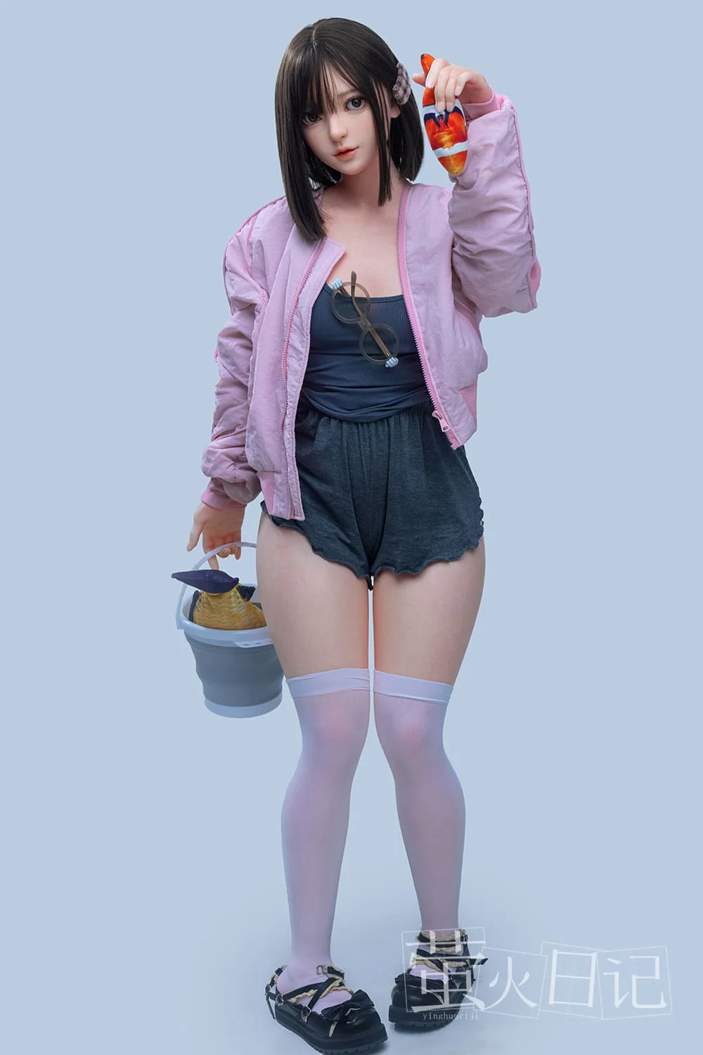 sex doll RC4ft11 / 152cm Small Breasts Silicone Cute Sex Doll - Firefly Diary Doll: Nanako - R C