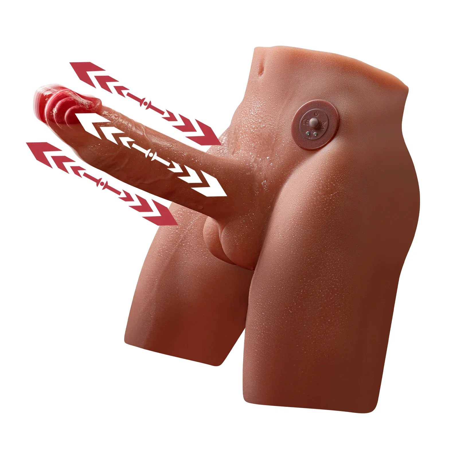 sex doll RC10.82in/9.03lb Electric Rechargeable Male Sex Doll Ass Torso - R C