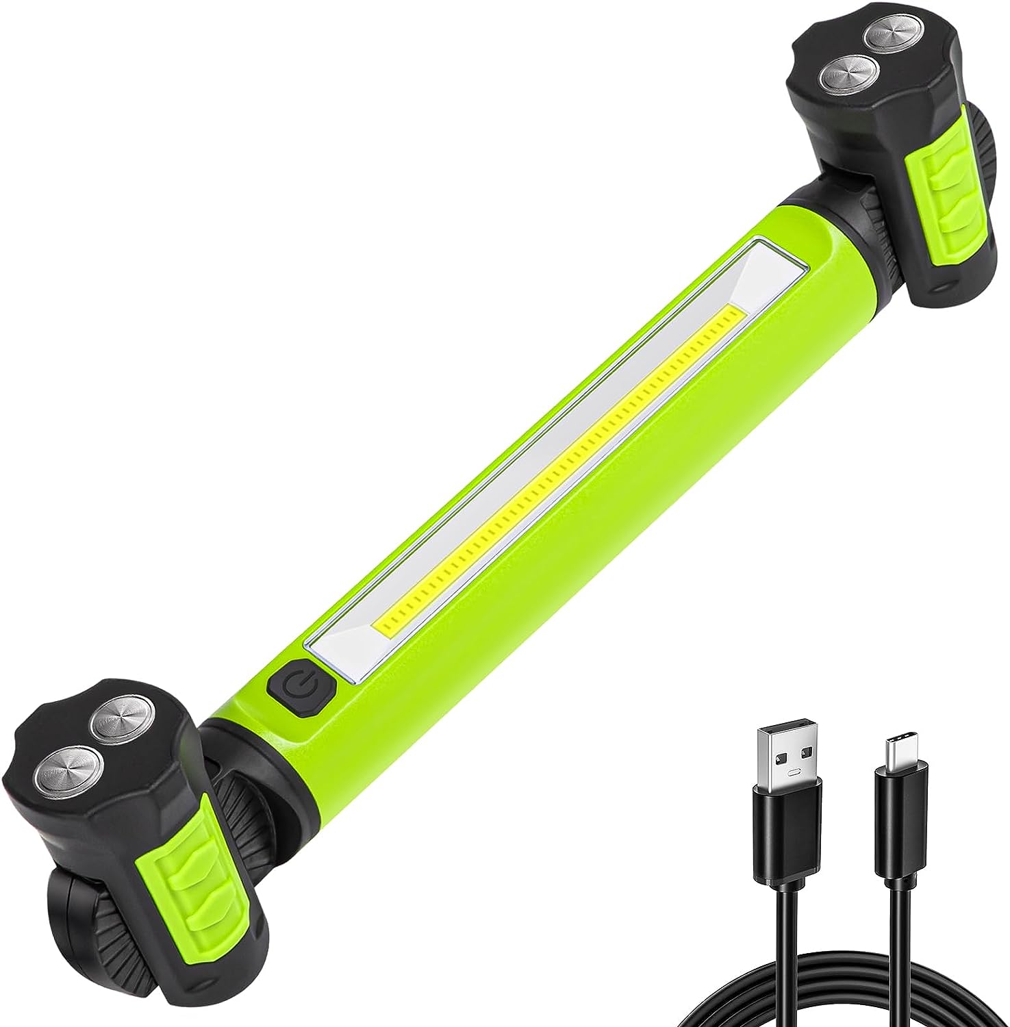 Work Light, 2500LM Bright LED Work Lights, 5200mAh Rechargeable Magnetic Underhood Work Light