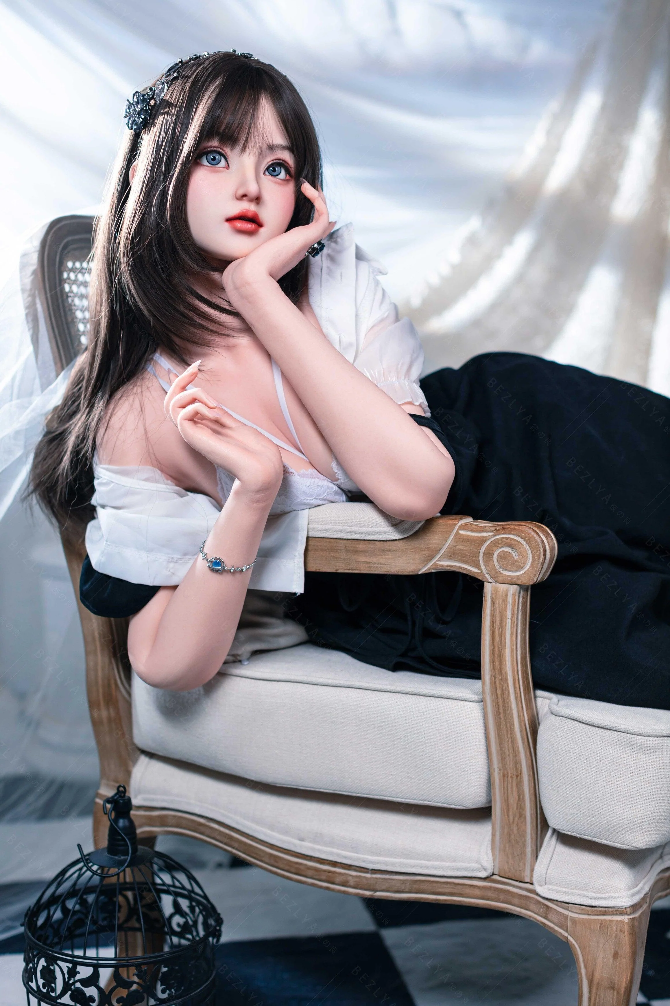 sex doll RCBezlya - Convallaria - 155cm/5ft1 - 2.1 B-cup - Silicone Sex Doll - R C