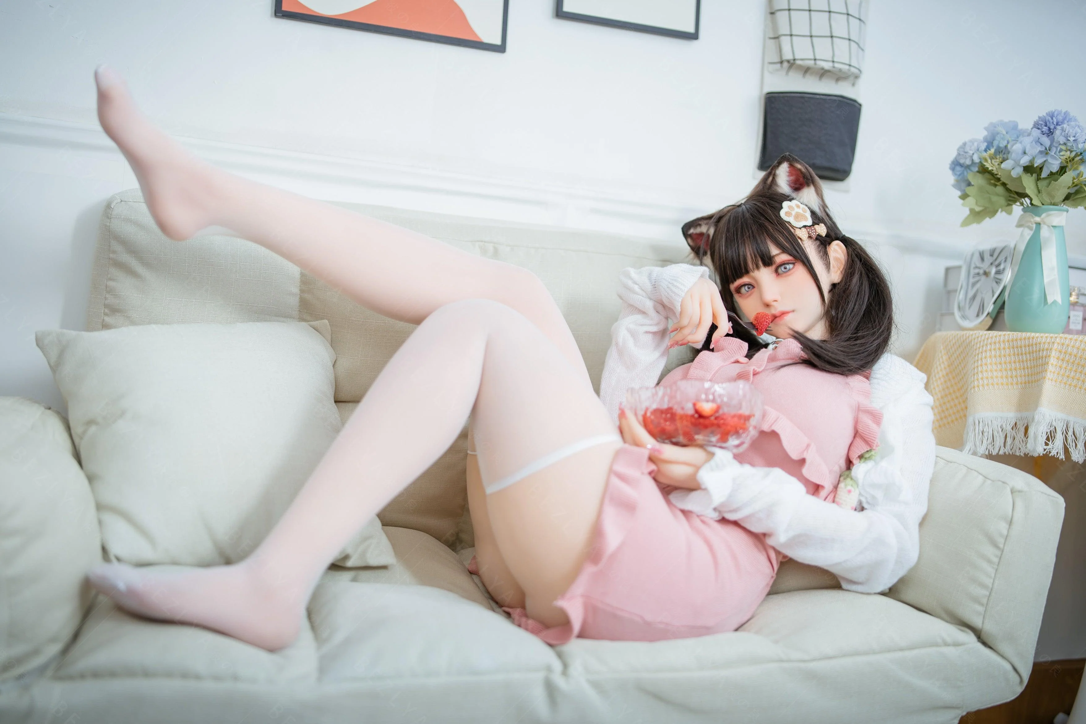 sex doll RCBezlya - Campanula - 155cm/5ft1 - 2.0 F-cup - Silicone Head + TPE Body Sex Doll - R C