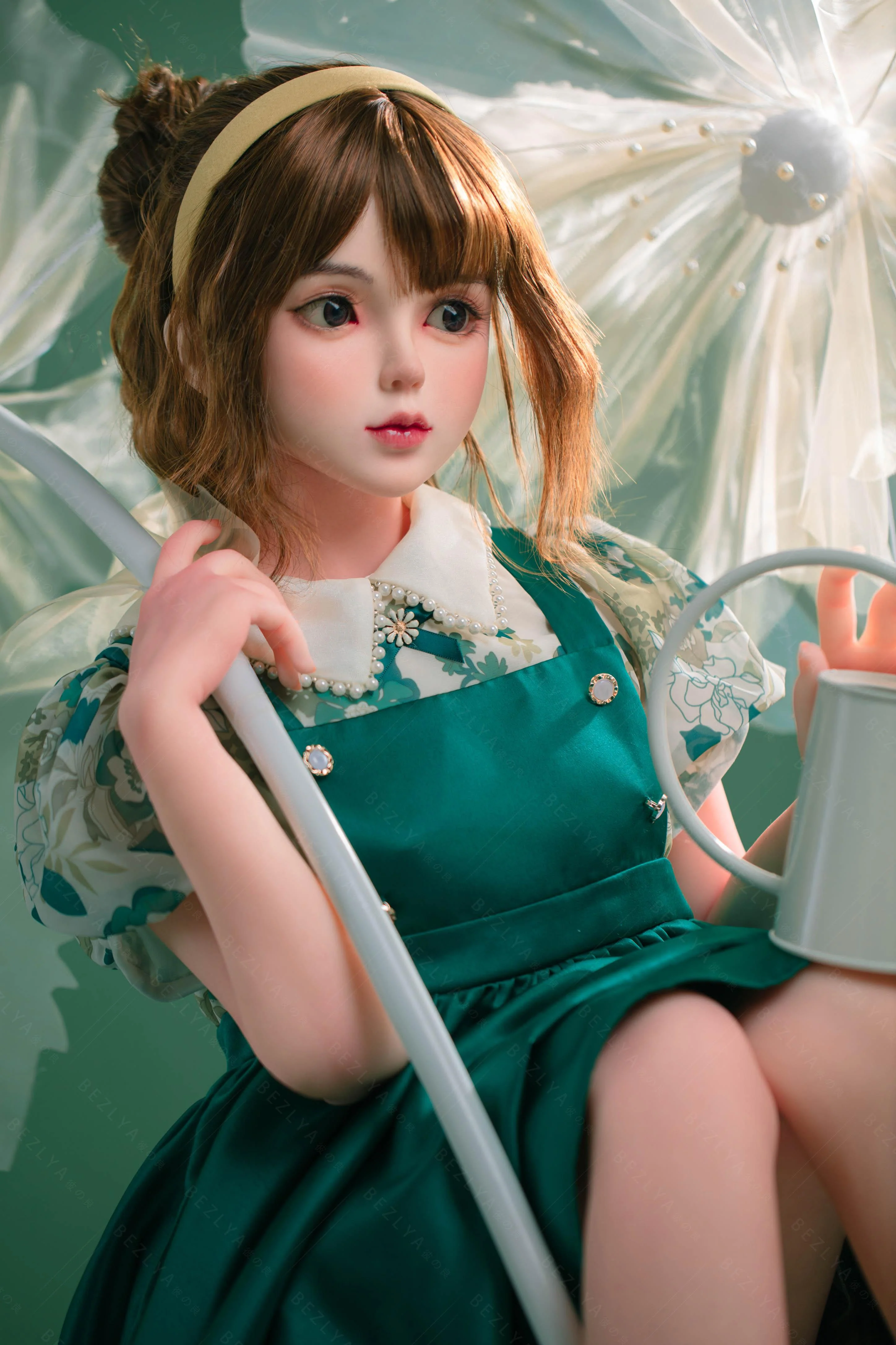 sex doll RCBezlya - Ruriokoshi - 138cm/4ft6.25 - 2.0 AA-cup - Silicone Head + TPE Body Sex Doll - R C