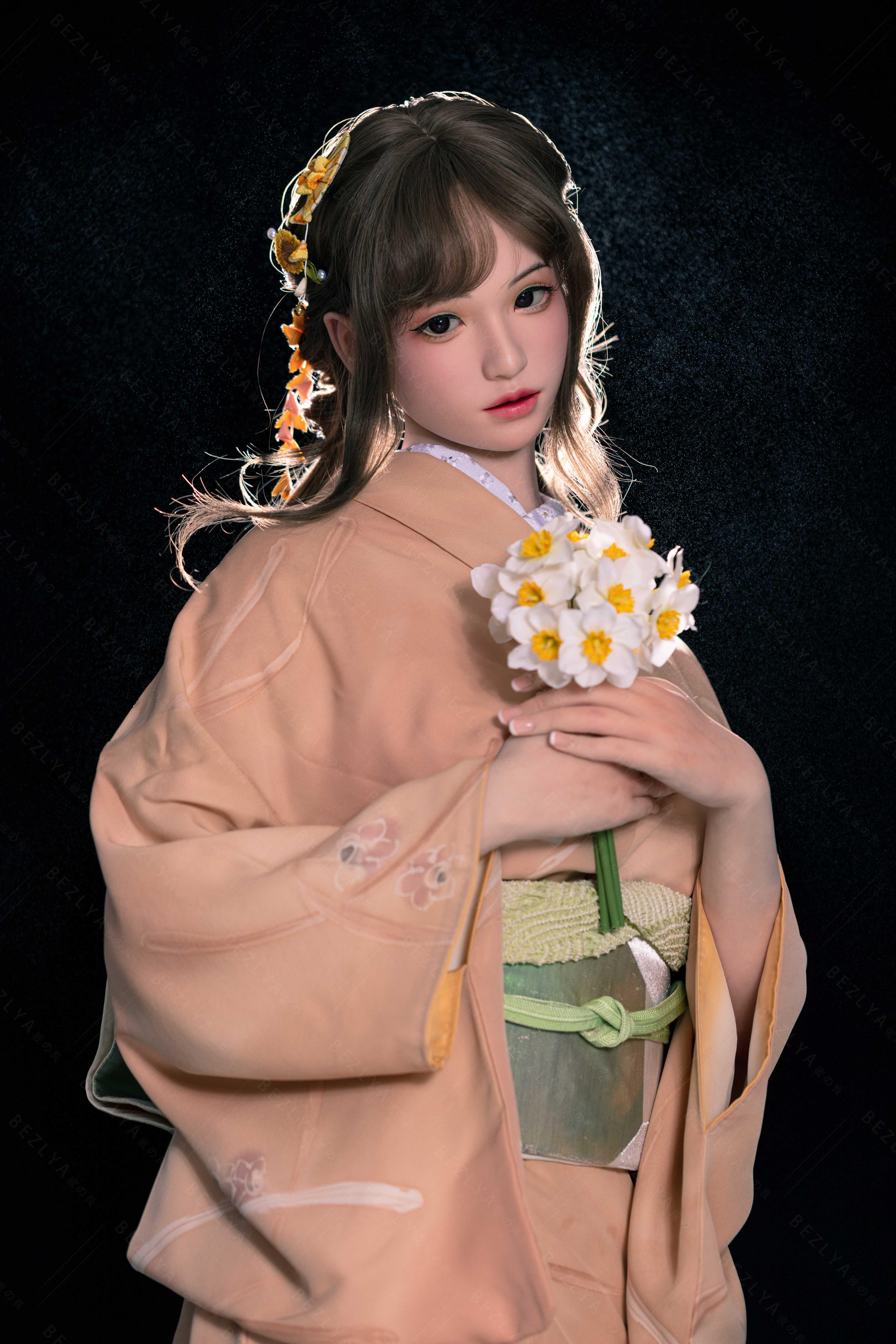 sex doll RCBezlya - Helianthus - 162cm/5ft3.75 - 2.2U A-cup - Silicone Sex Doll - R C