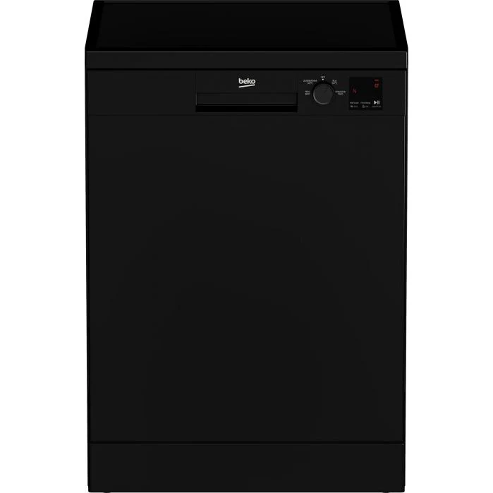 Beko 60cm Freestanding Black Dishwasher | DVN04320B