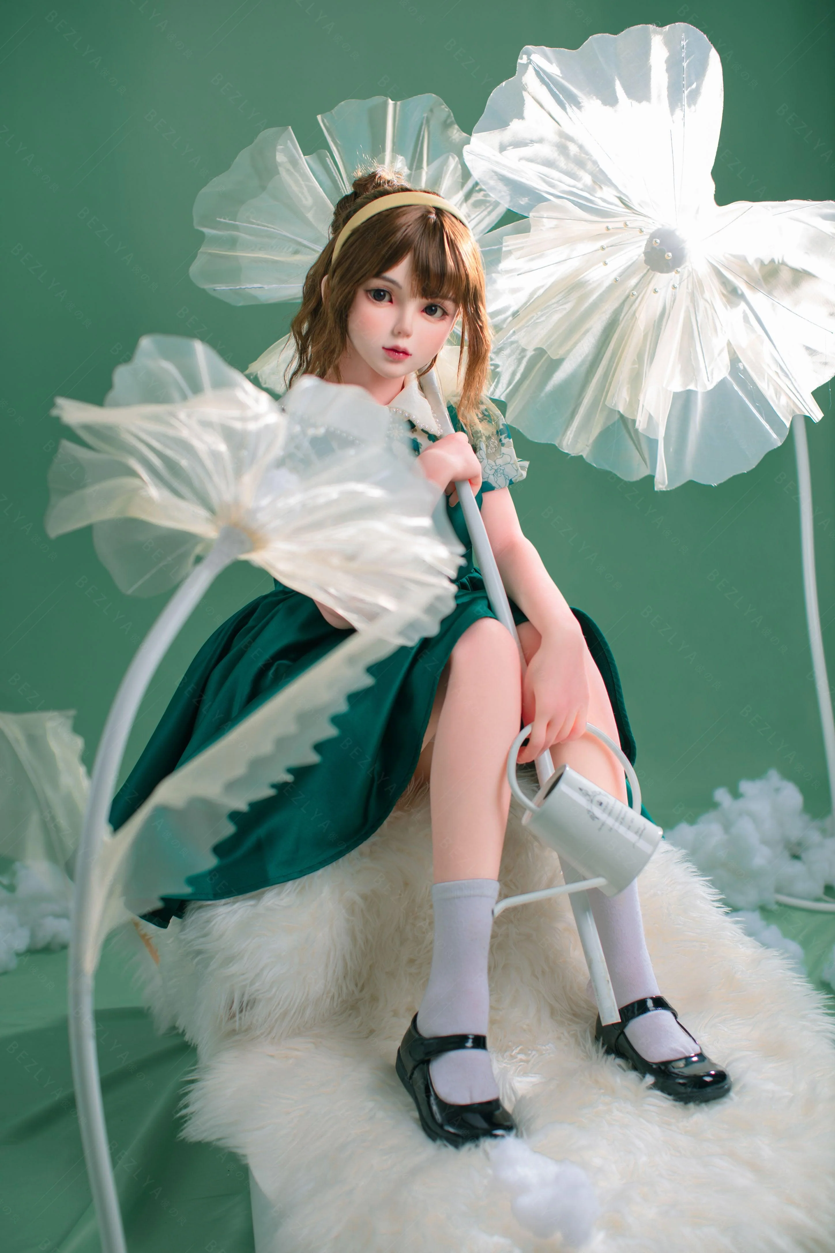 sex doll RCBezlya - Ruriokoshi - 138cm/4ft6.25 - 2.0 AA-cup - Silicone Head + TPE Body Sex Doll - R C