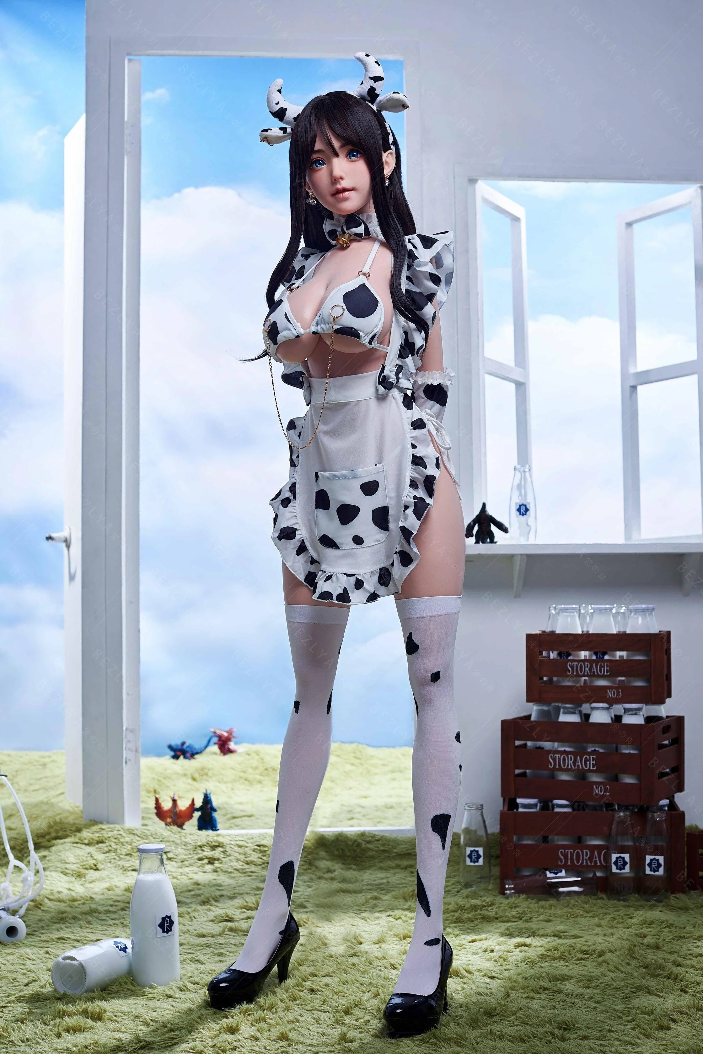 sex doll RCBezlya - Plsum - 145cm/4ft9 - 2.2CF F-cup - Silicone Sex Doll - R C