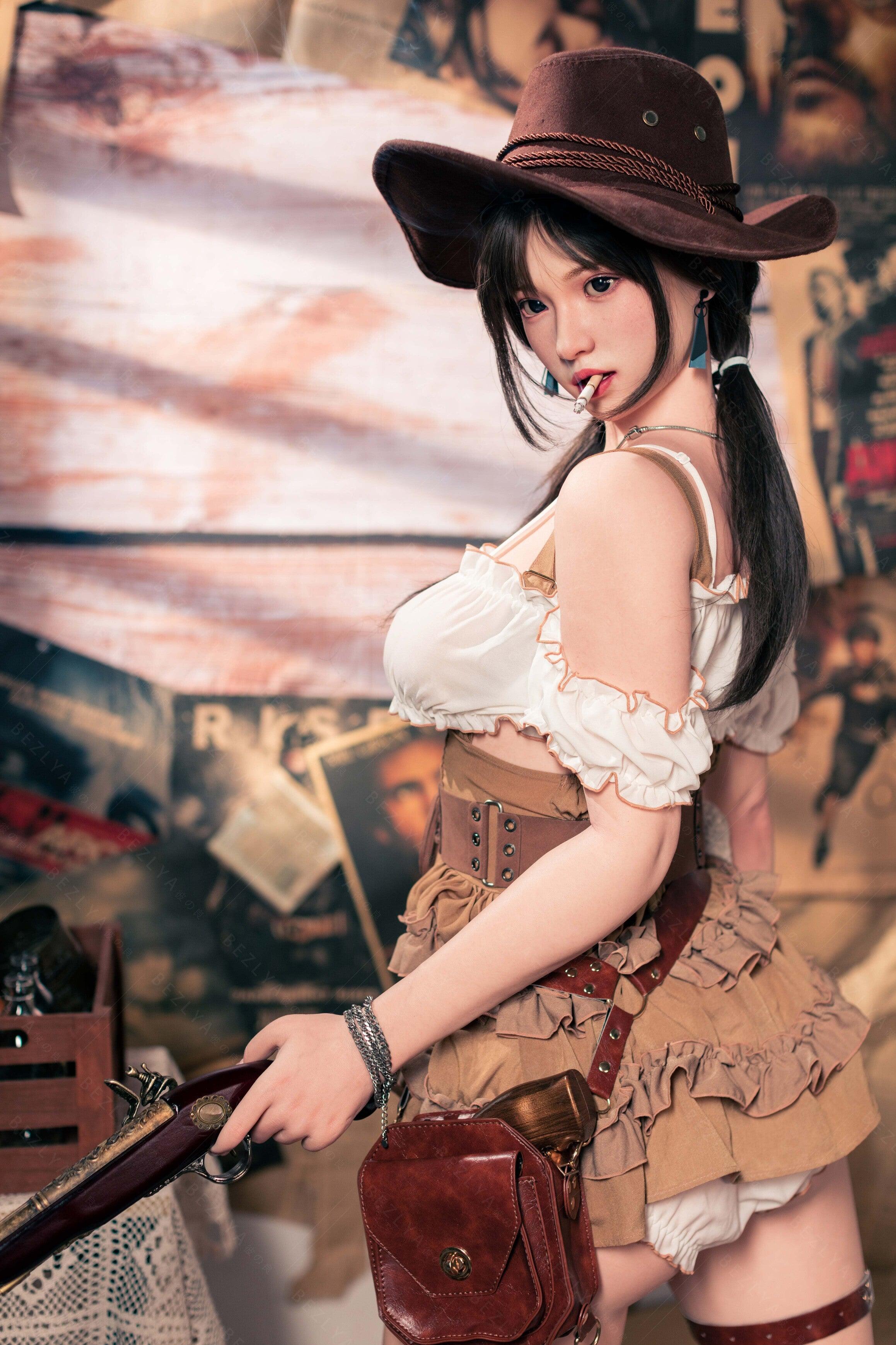 sex doll RCBezlya - Helianthus - 162cm/5ft3.75 - 2.2U A-cup - Silicone Sex Doll - R C