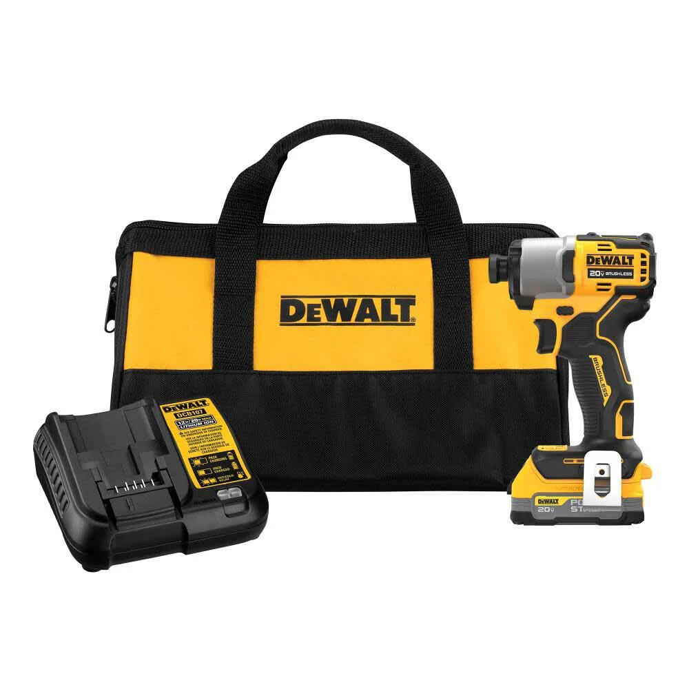 2026 DeWalt DCF840E1 20V Impact Driver Kit with POWERSTACK Battery