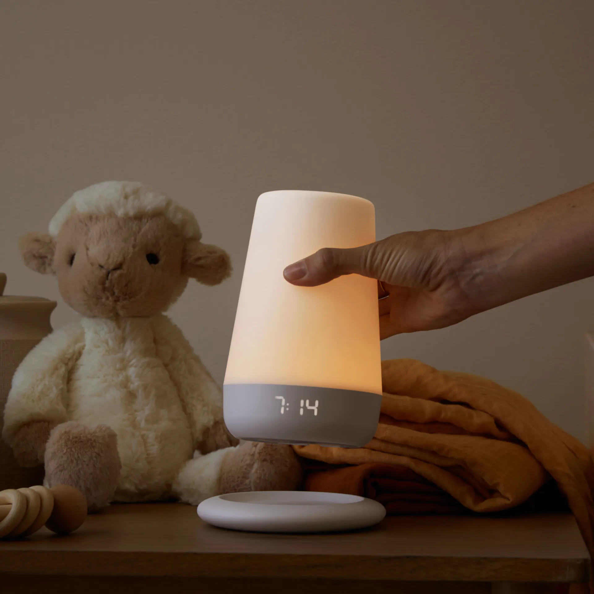 Hatch Rest+ 2nd Gen Sound Machine and Night Light with Recharging Base