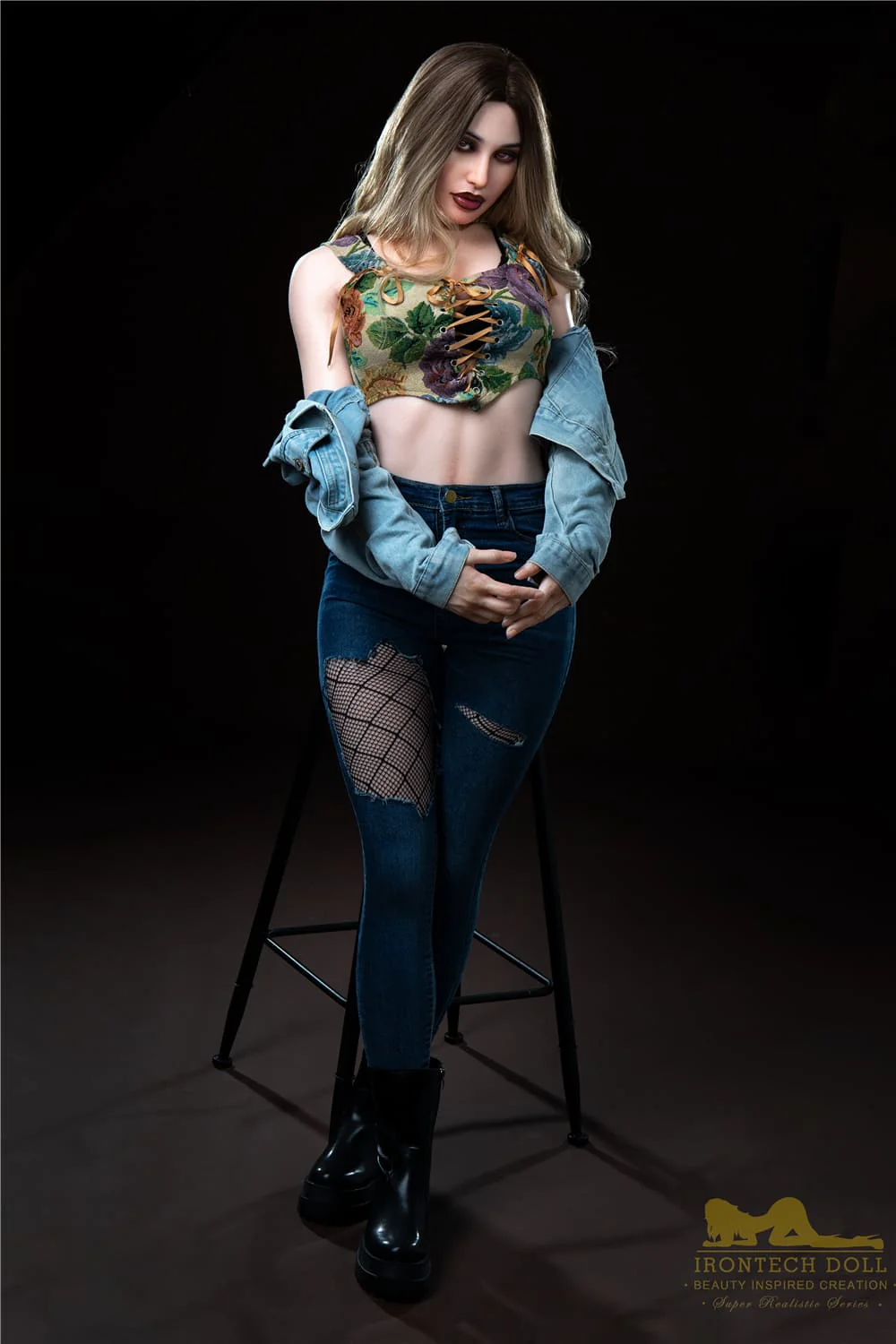 sex doll RC5ft6 / 168cm Skin Natural Silicone Hot Body Sex Doll Sexy Dress - Irontech Doll Aimi - R C