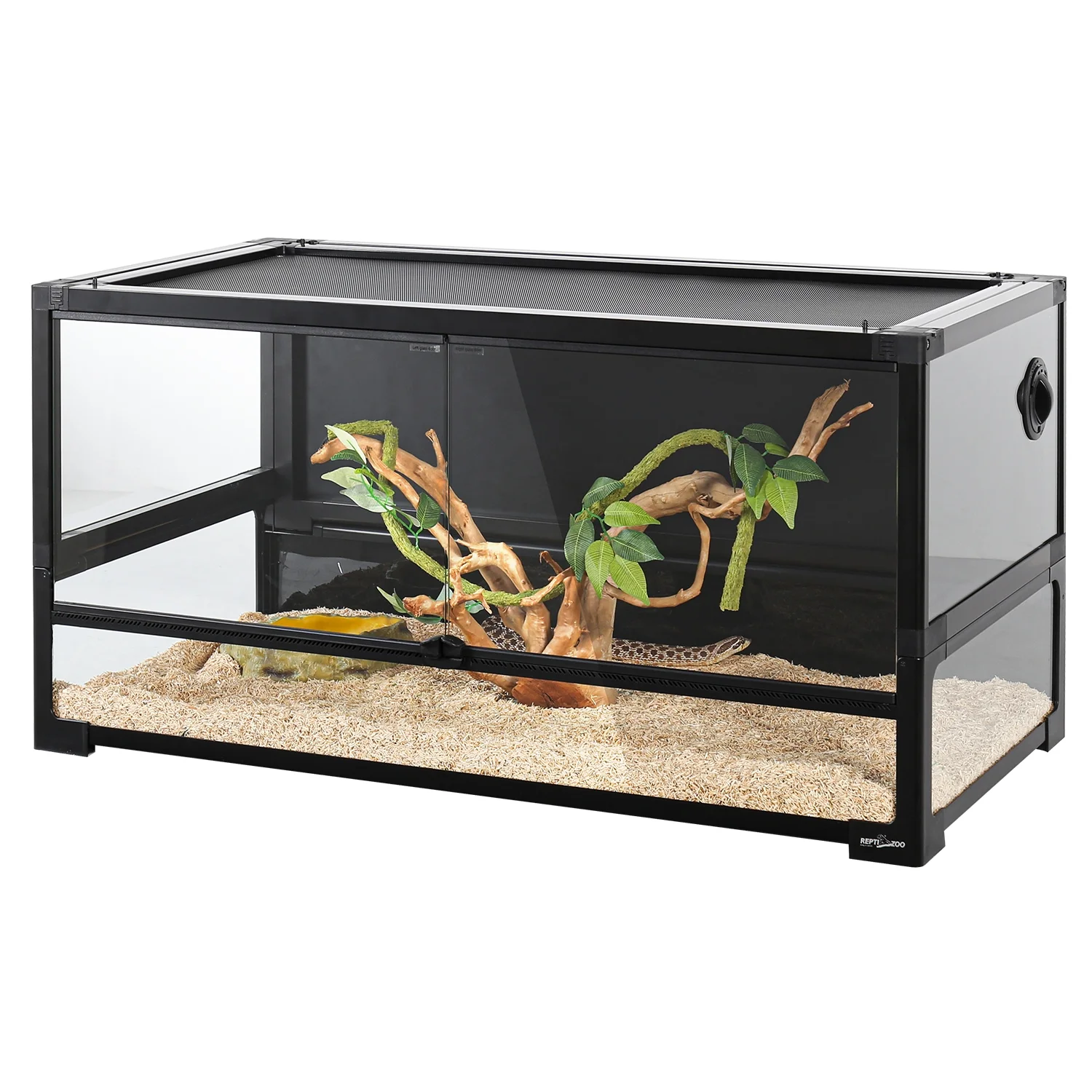 2026 REPTI ZOO 40 Gallon Tempered Glass Reptile Large Terrarium Tank Reptile Terrarium 36