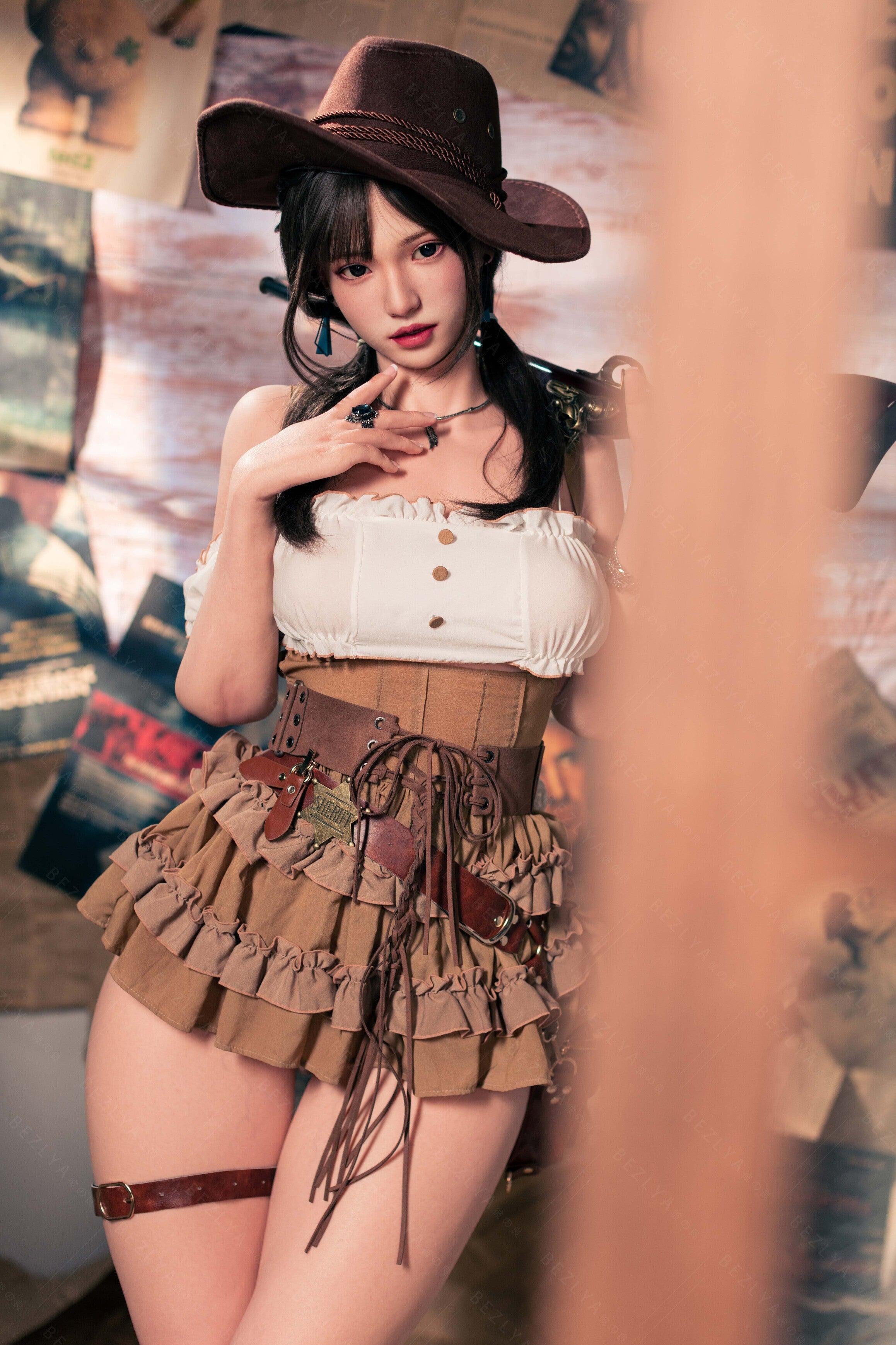 sex doll RCBezlya - Helianthus - 162cm/5ft3.75 - 2.2U A-cup - Silicone Sex Doll - R C