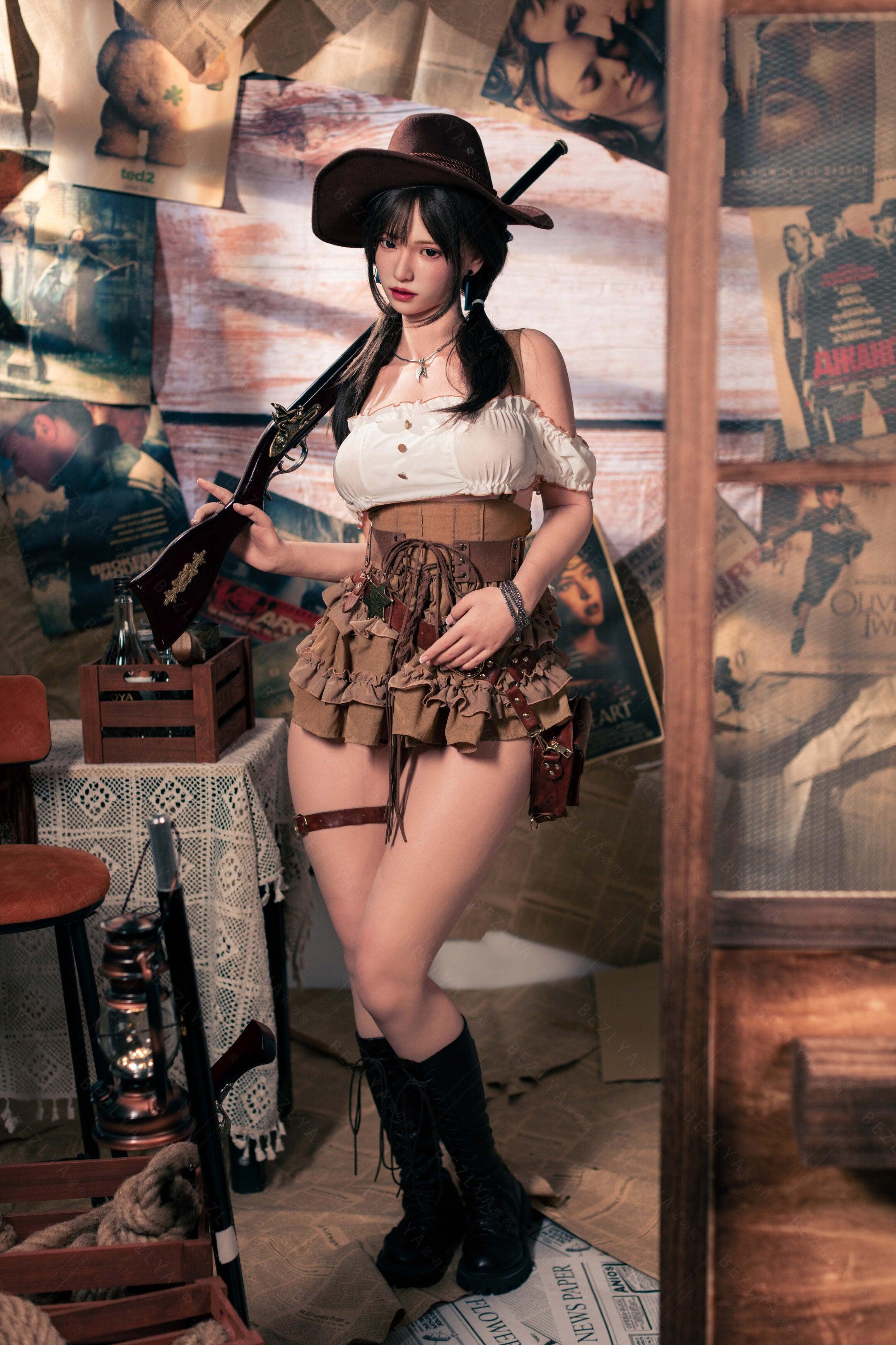 sex doll RCBezlya - Helianthus - 162cm/5ft3.75 - 2.2U A-cup - Silicone Sex Doll - R C