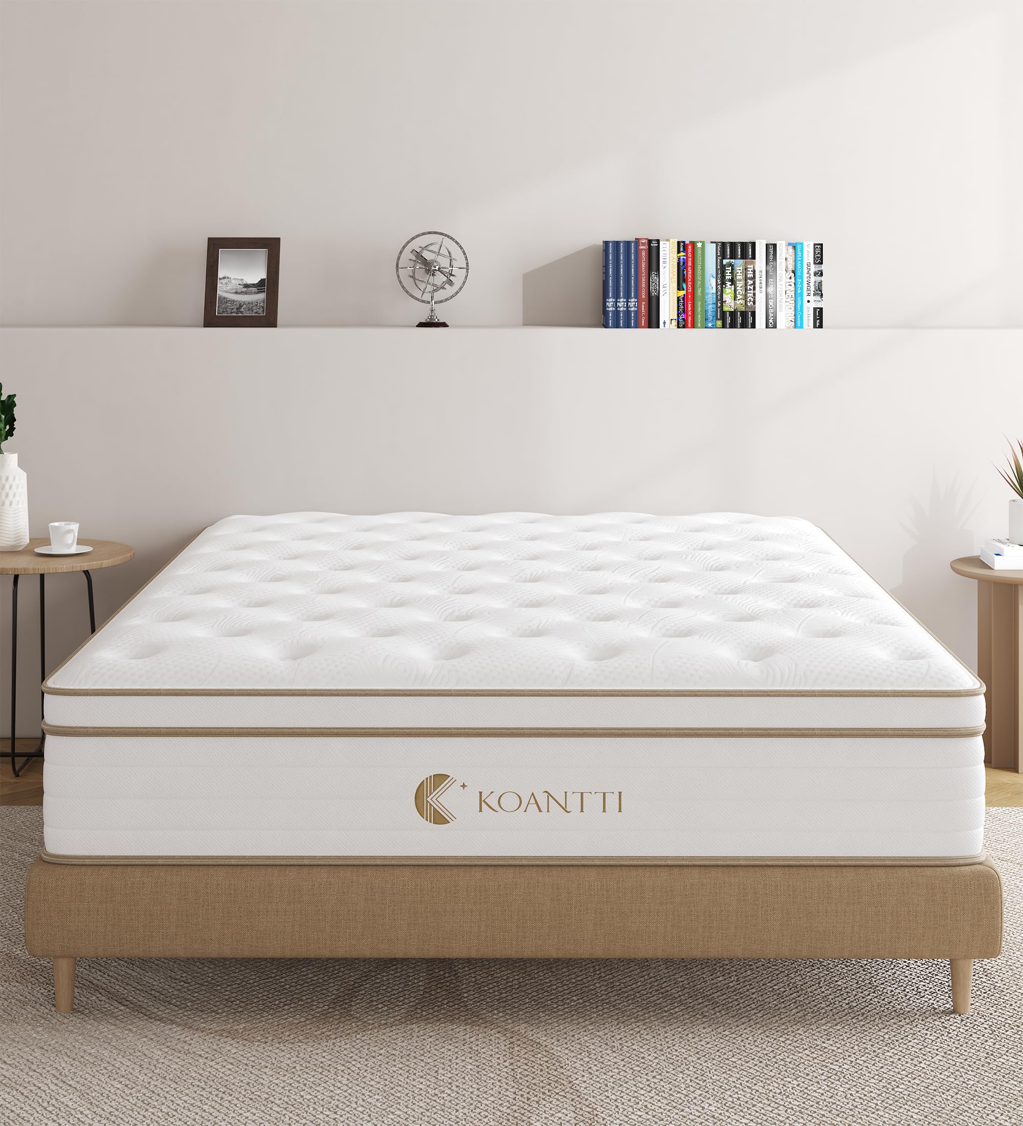 KOANTTI 12 Inch Medium Firm Memory Foam Mattresse