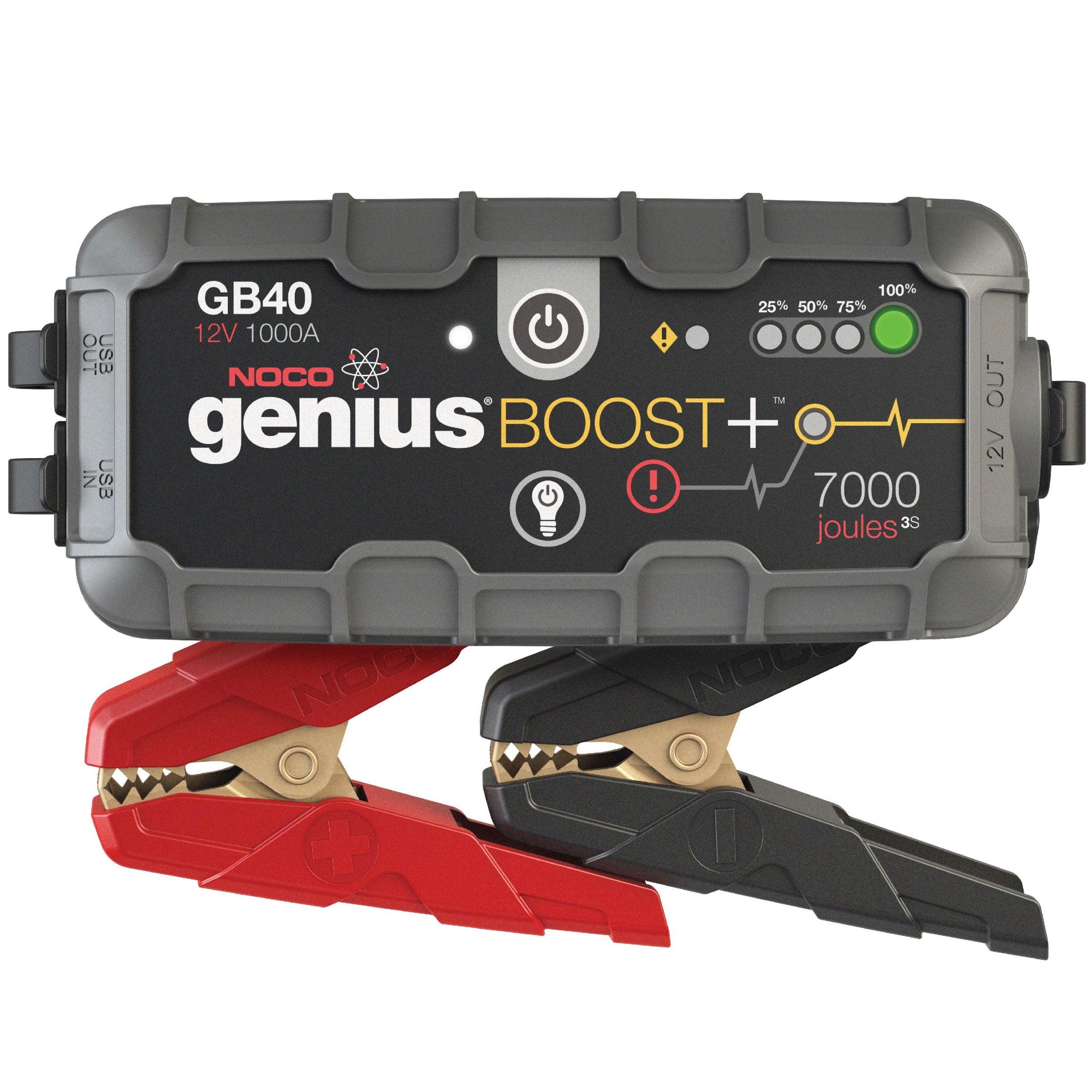 2026 NOCO Boost Plus GB40 1000 Amp 12V UltraSafe Lithium Jump Starter for up to 6L Gasoline and 3L Diesel Engines