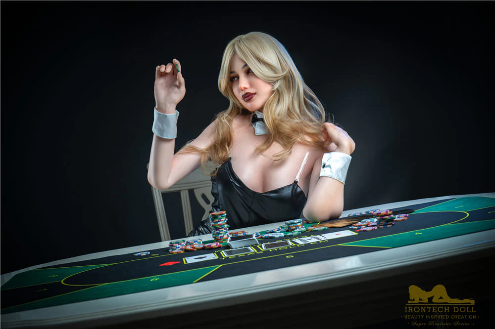 sex doll RC5ft6 / 168cm Skin Natural Silicone Naked Blonde Sex Doll - Irontech Doll Nabi - R C