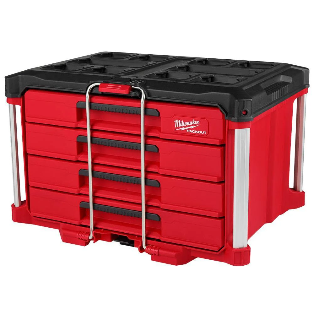 2026 Milwaukee 48-22-8444 PACKOUT 4-Drawer Tool Box